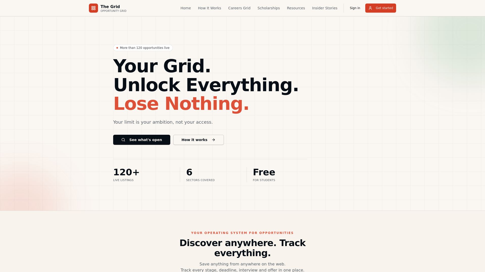 Internship Programme · 10,000 Black Interns · The Grid