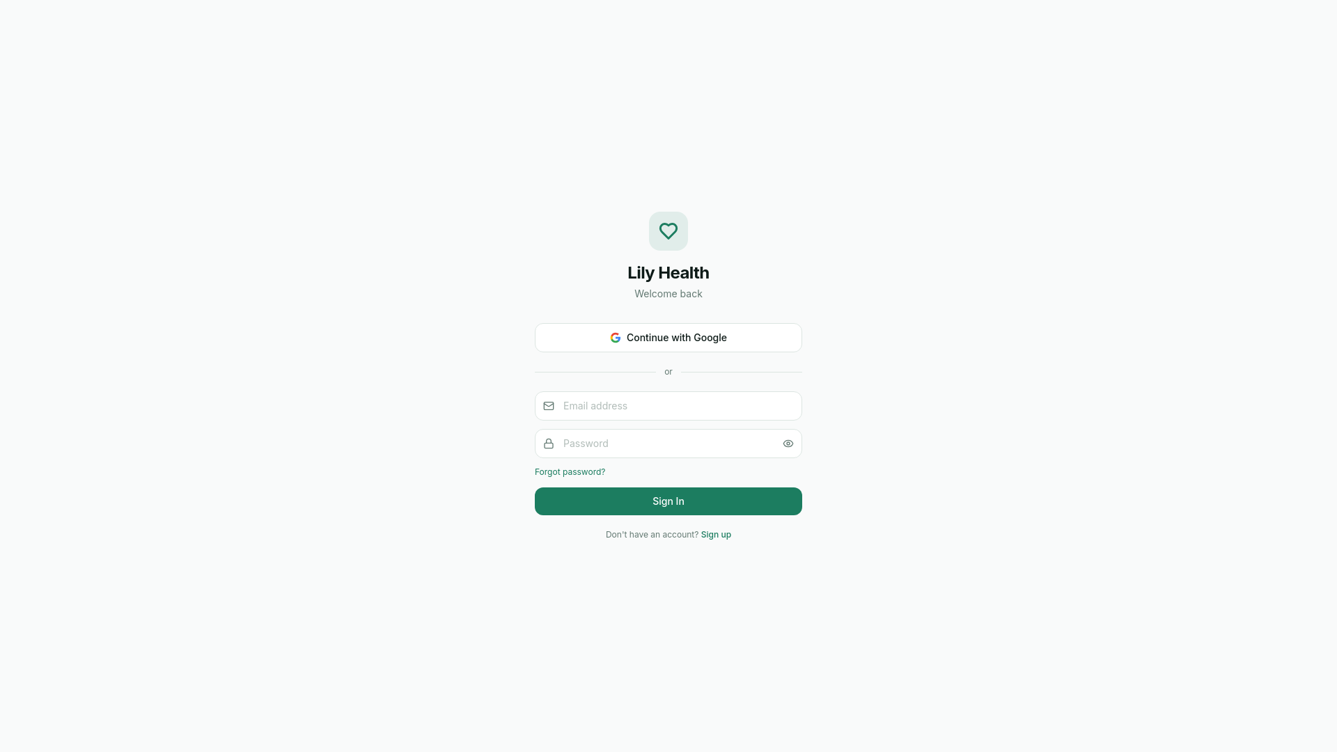 Lily Health AI — Smart Health Companion
