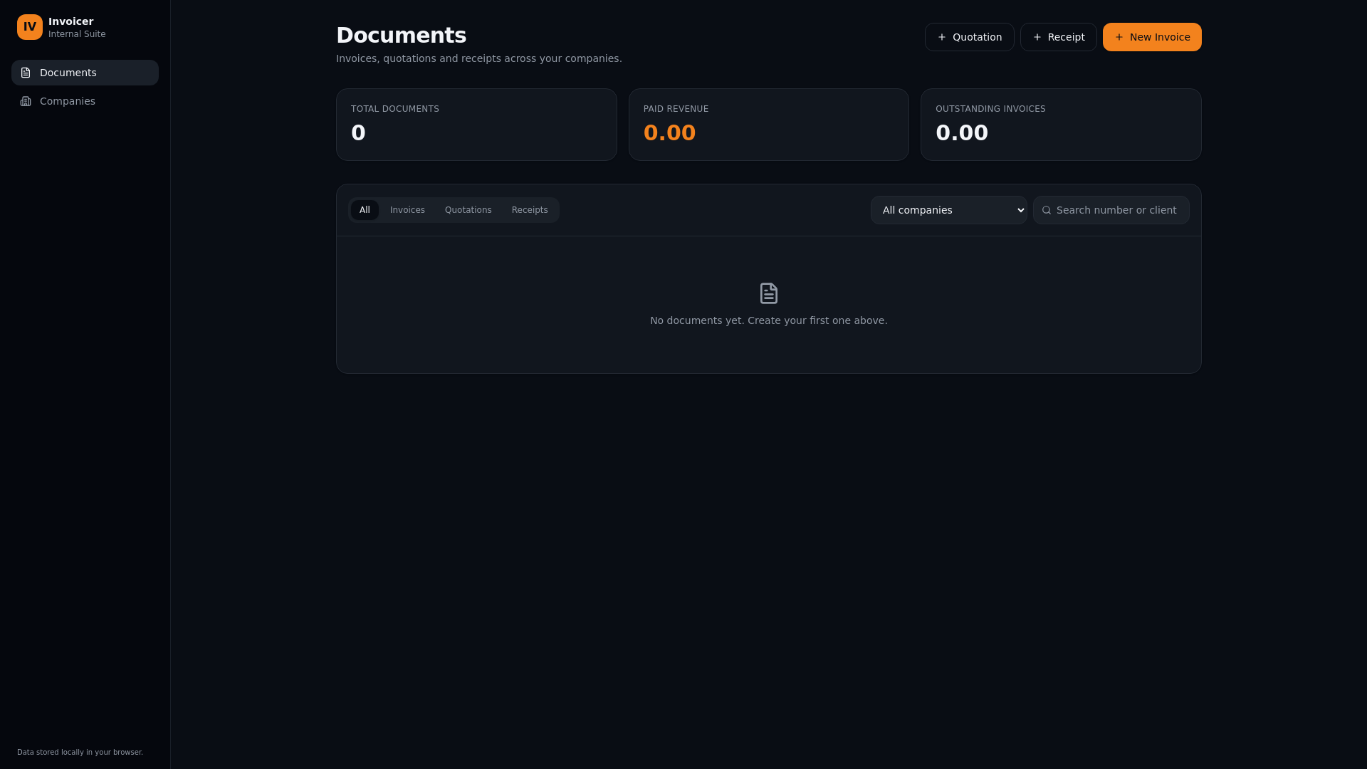 Documents · TP-CAMP Invoice