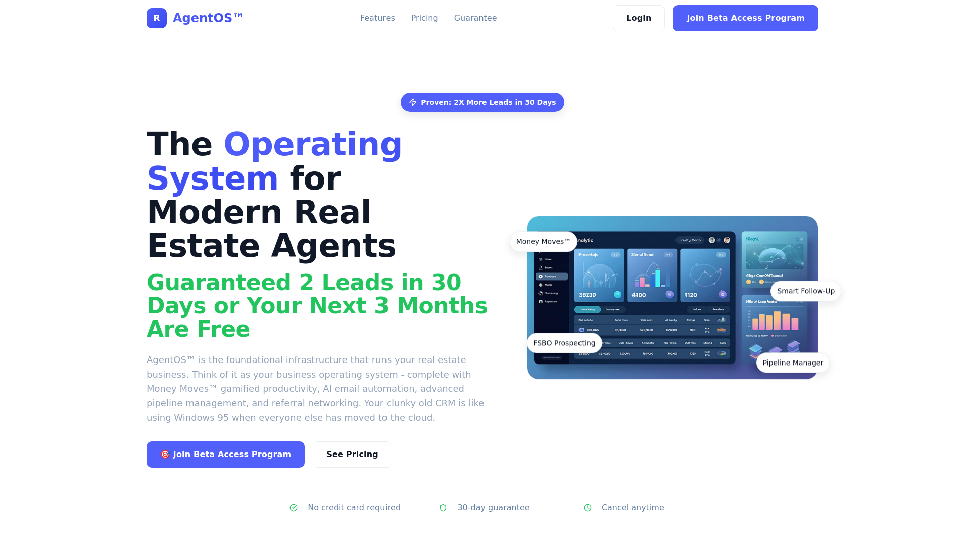 AgentOS™ - The Operating System for Modern Real Estate Agents