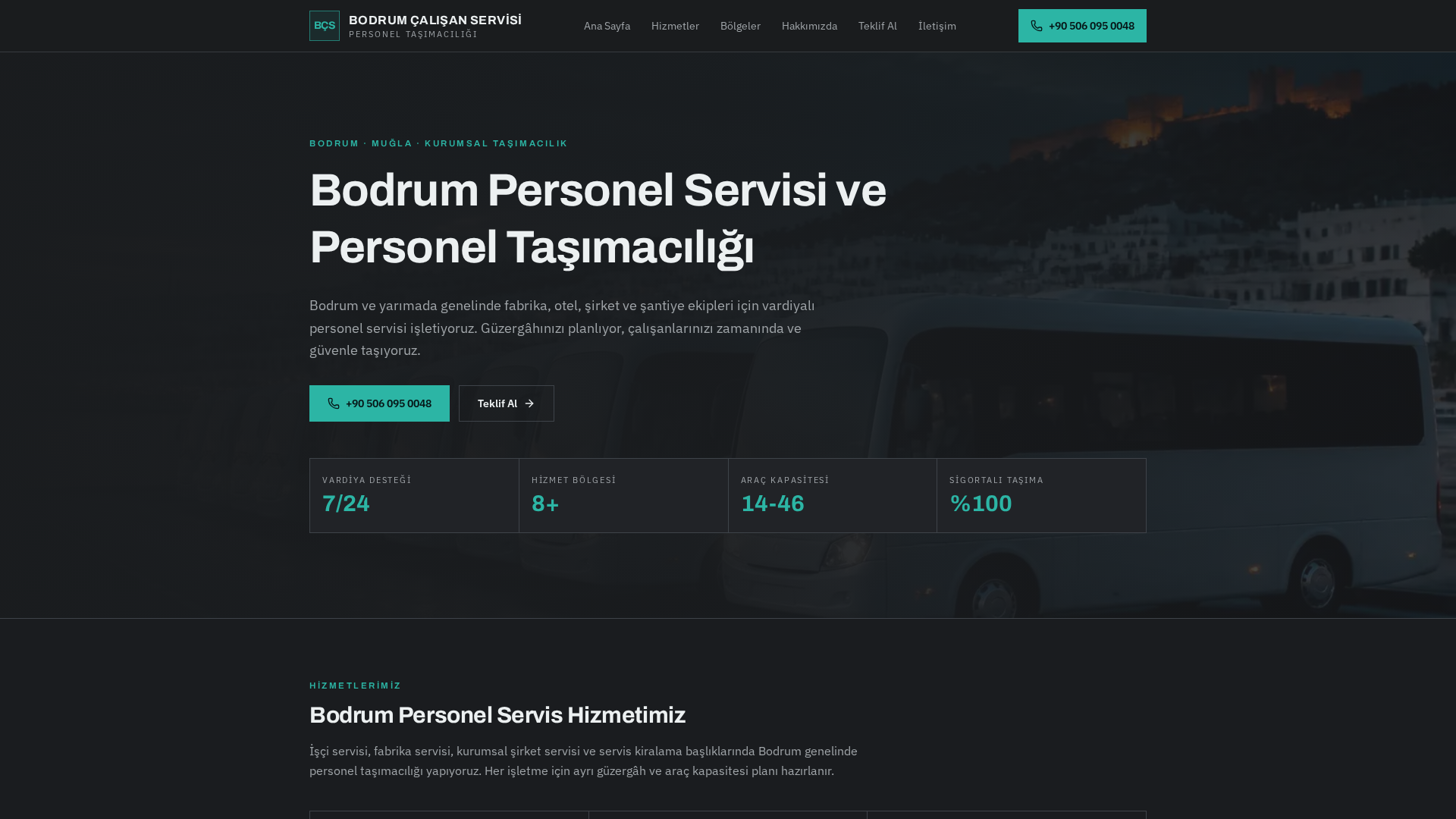 Bodrum Personel Servisi