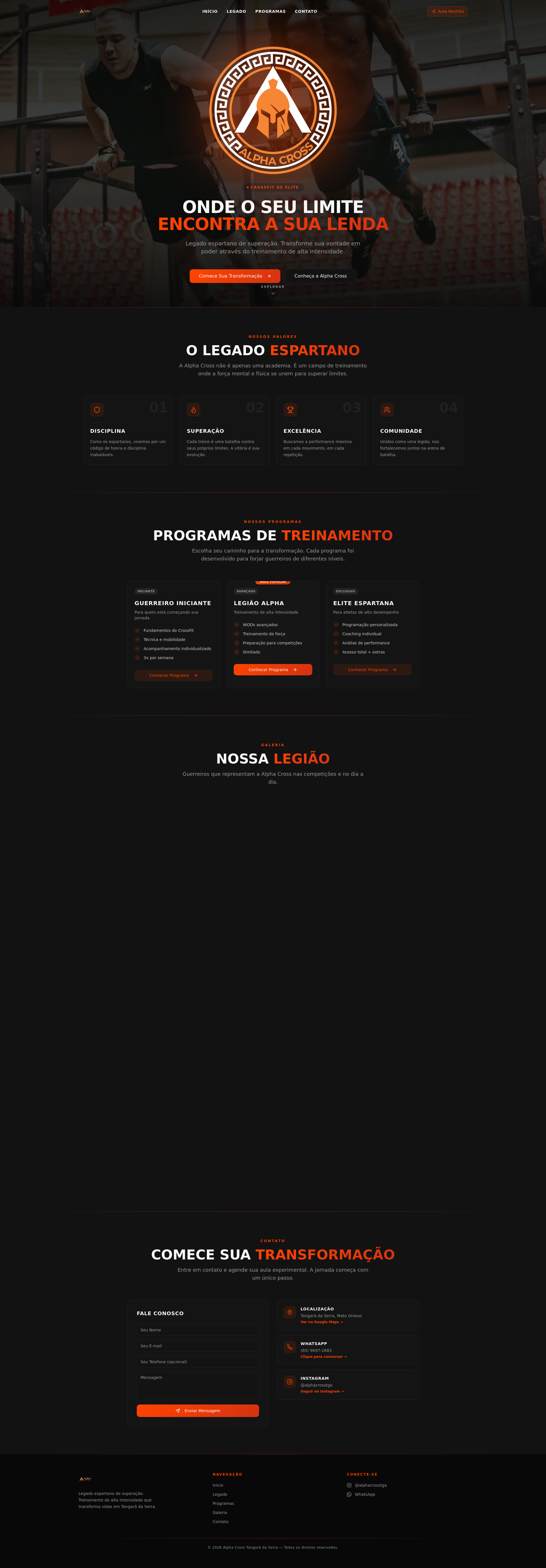 Alpha Cross - Onde o Seu Limite Encontra a Sua Lenda