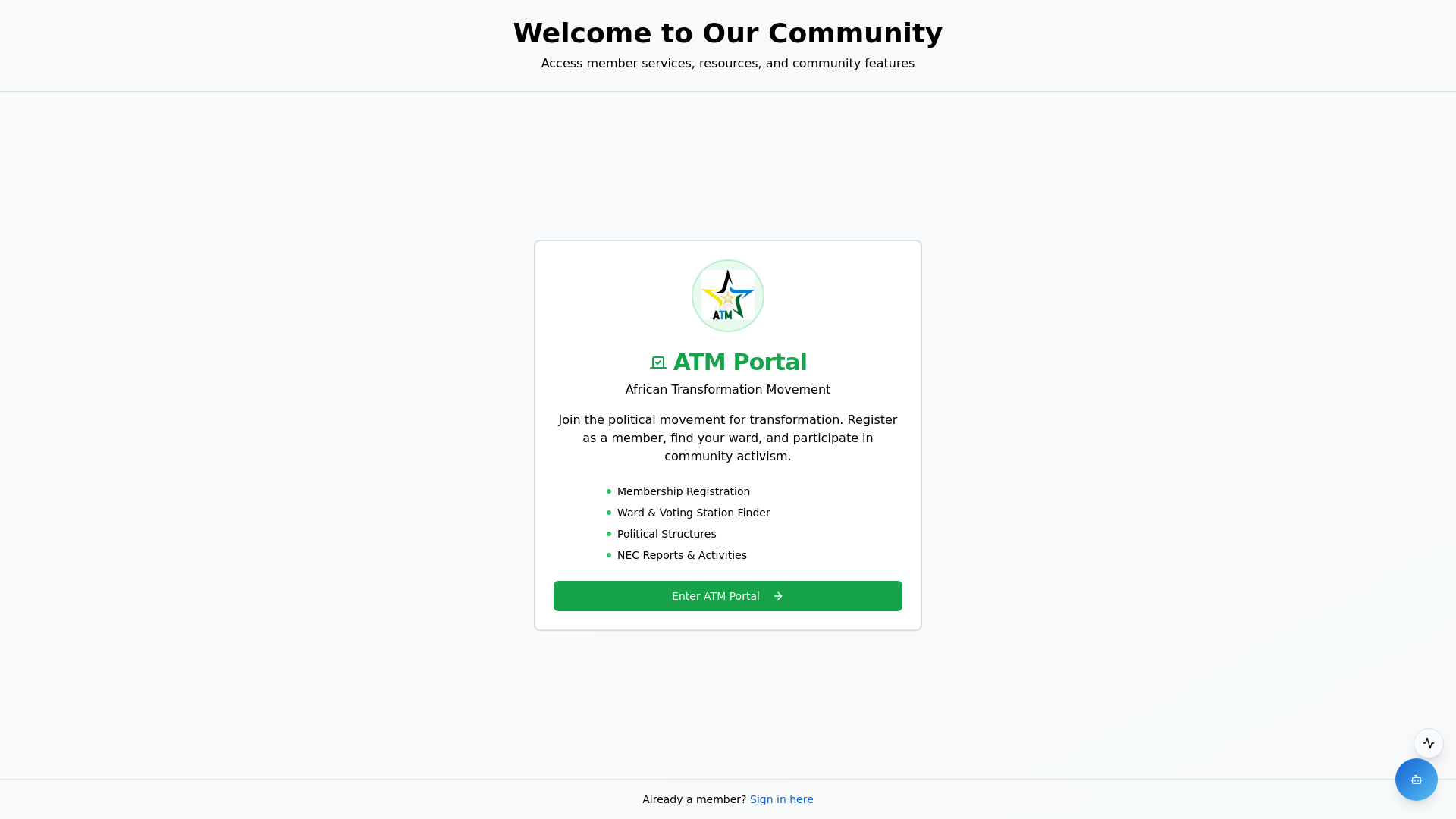 ATM Portal