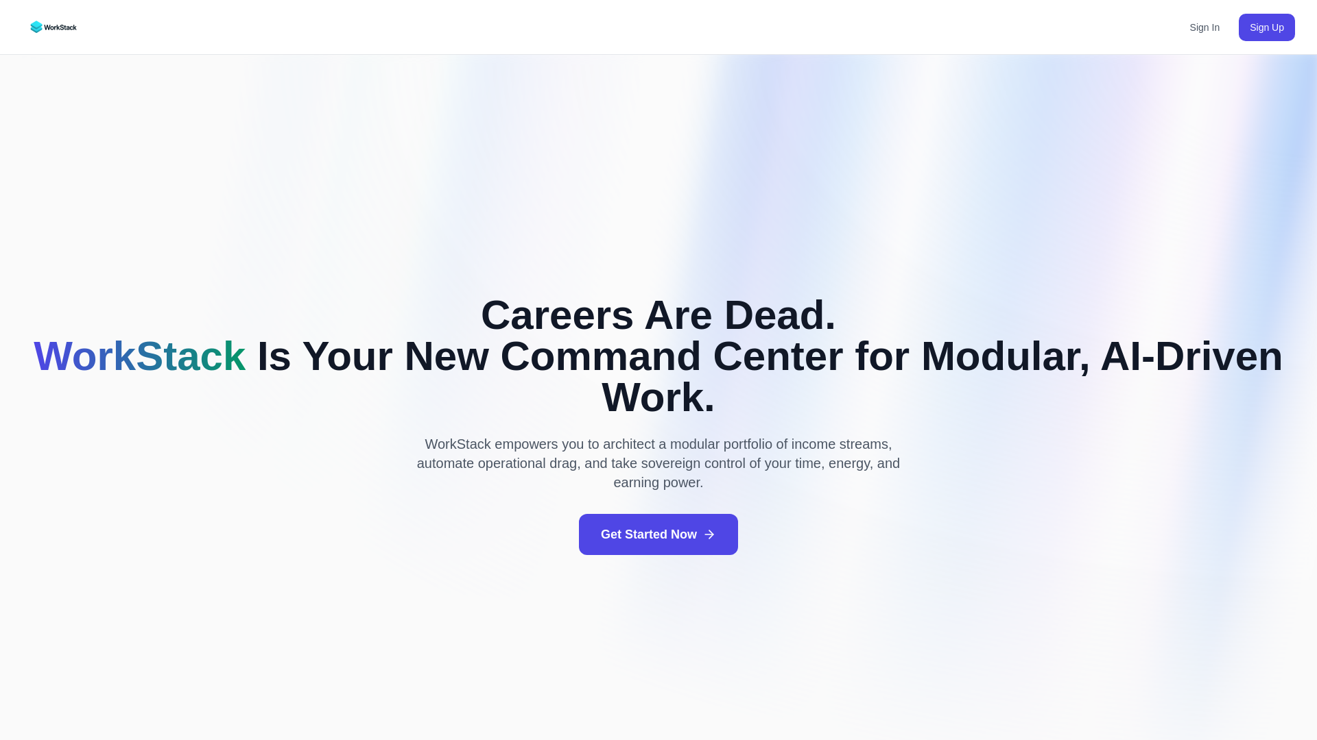 WorkStack - Command Center for Modular Work