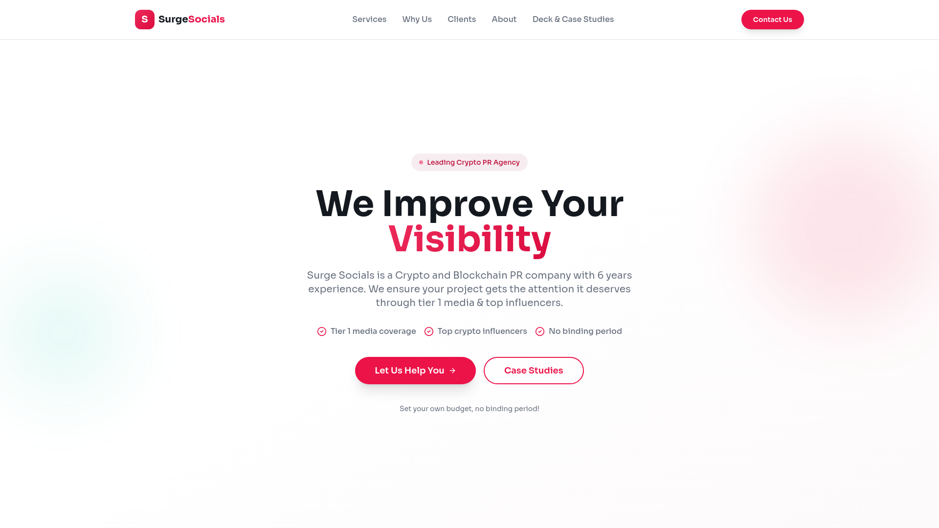 Surge Socials | Leading Crypto PR Agency - Tier 1 Media & Influencers