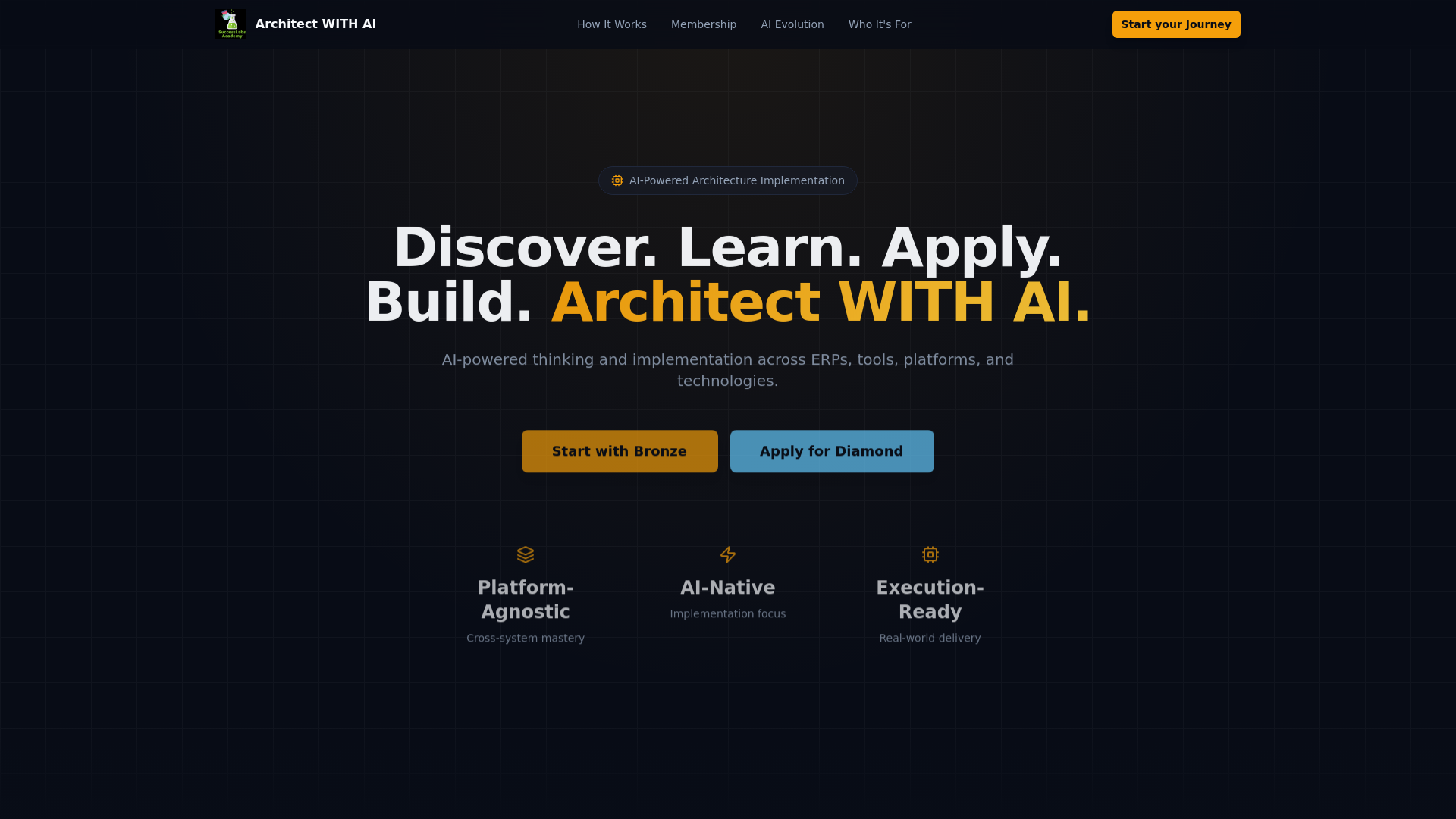 Architect WITH AI | AI-Powered Implementation Learning Ecosystem