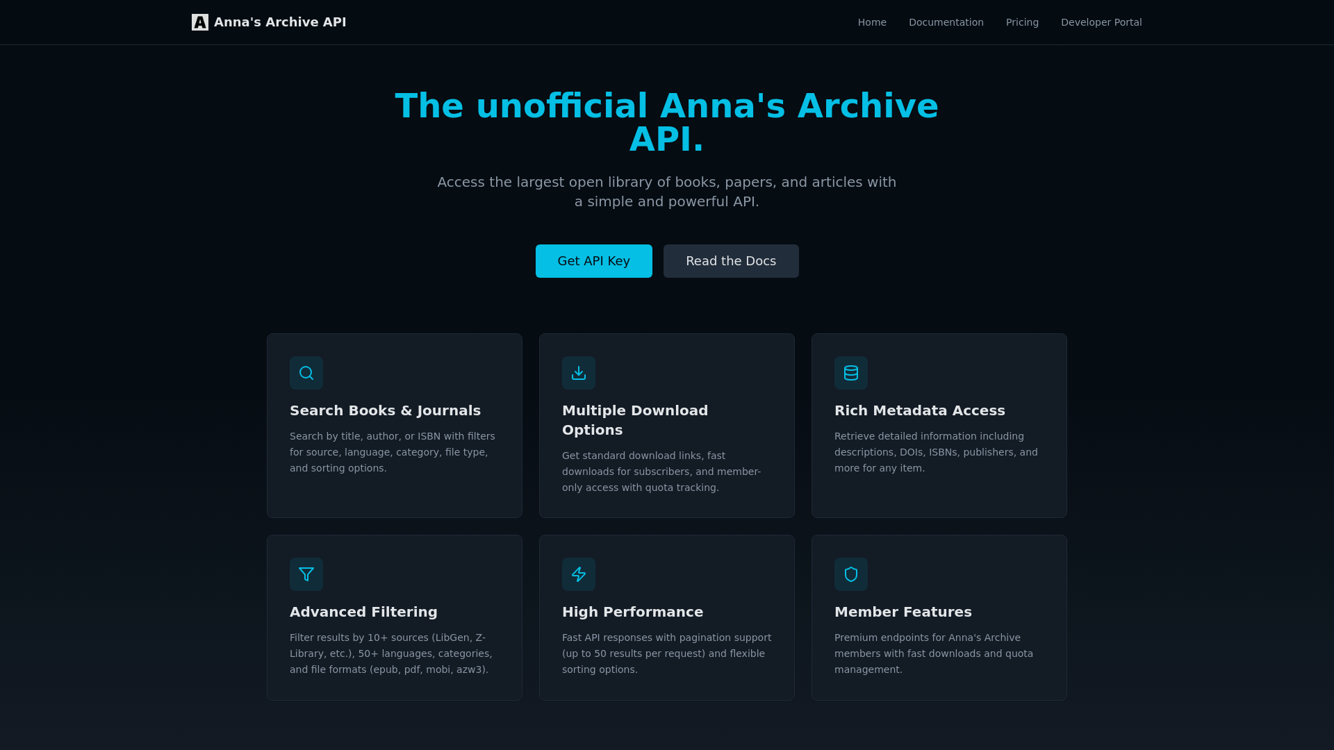 Anna Api Anna's Archive API - Search & Access Millions of Books