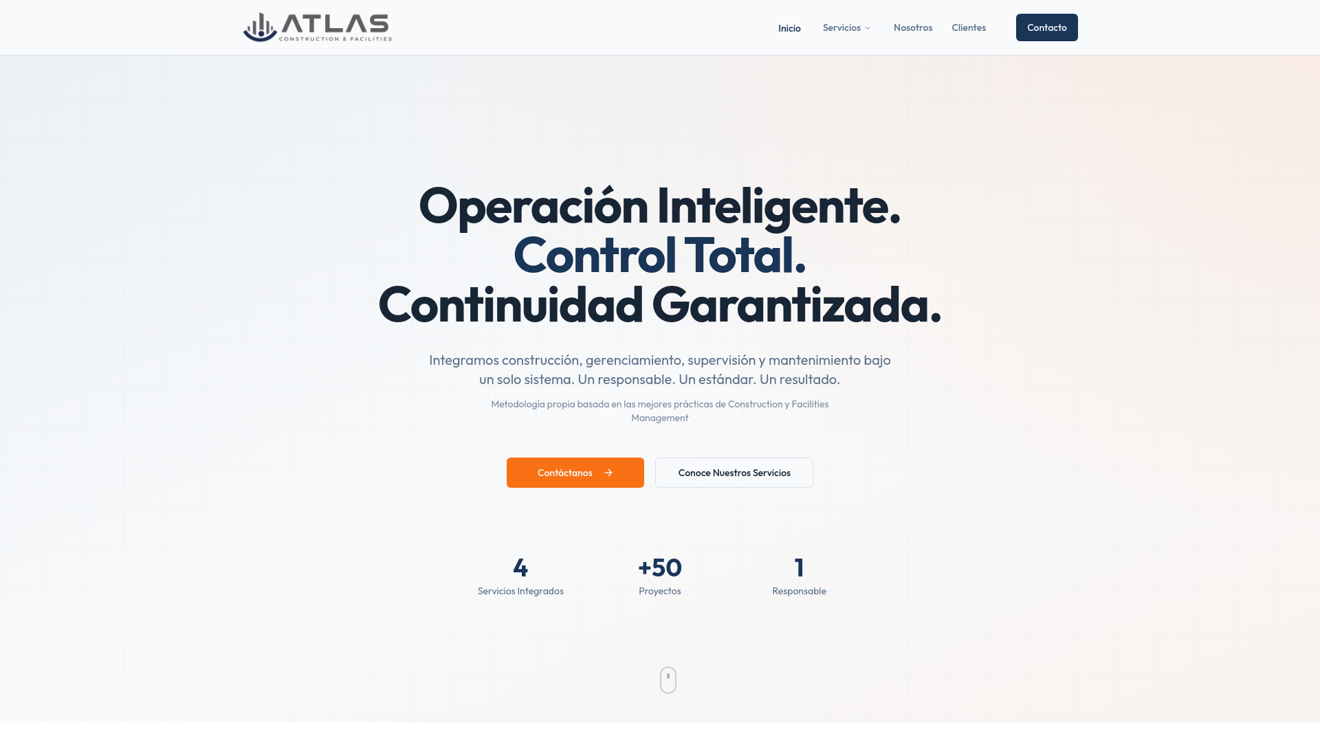 Atlas Construction & Facilities | Operación Técnica Integral