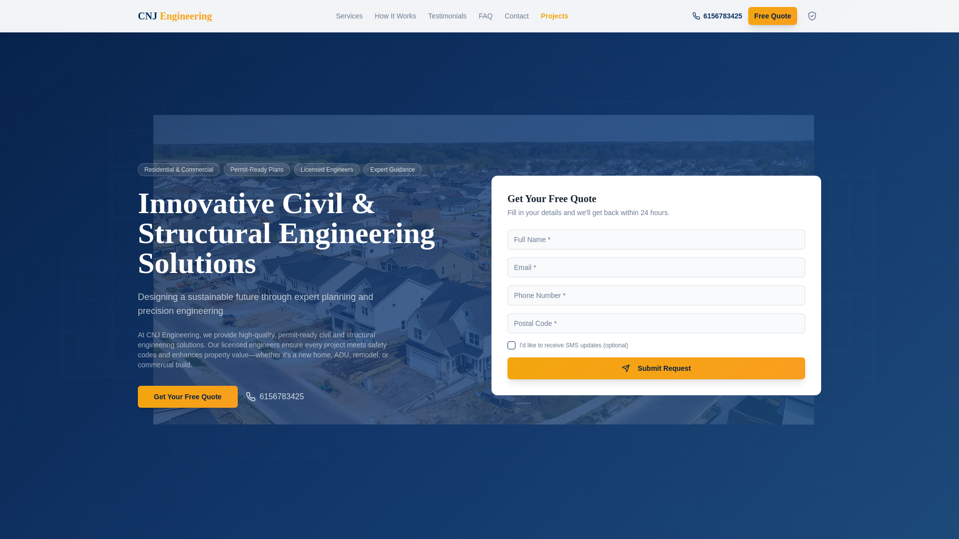 CNJ Engineering | Civil & Structural Engineering Solutions