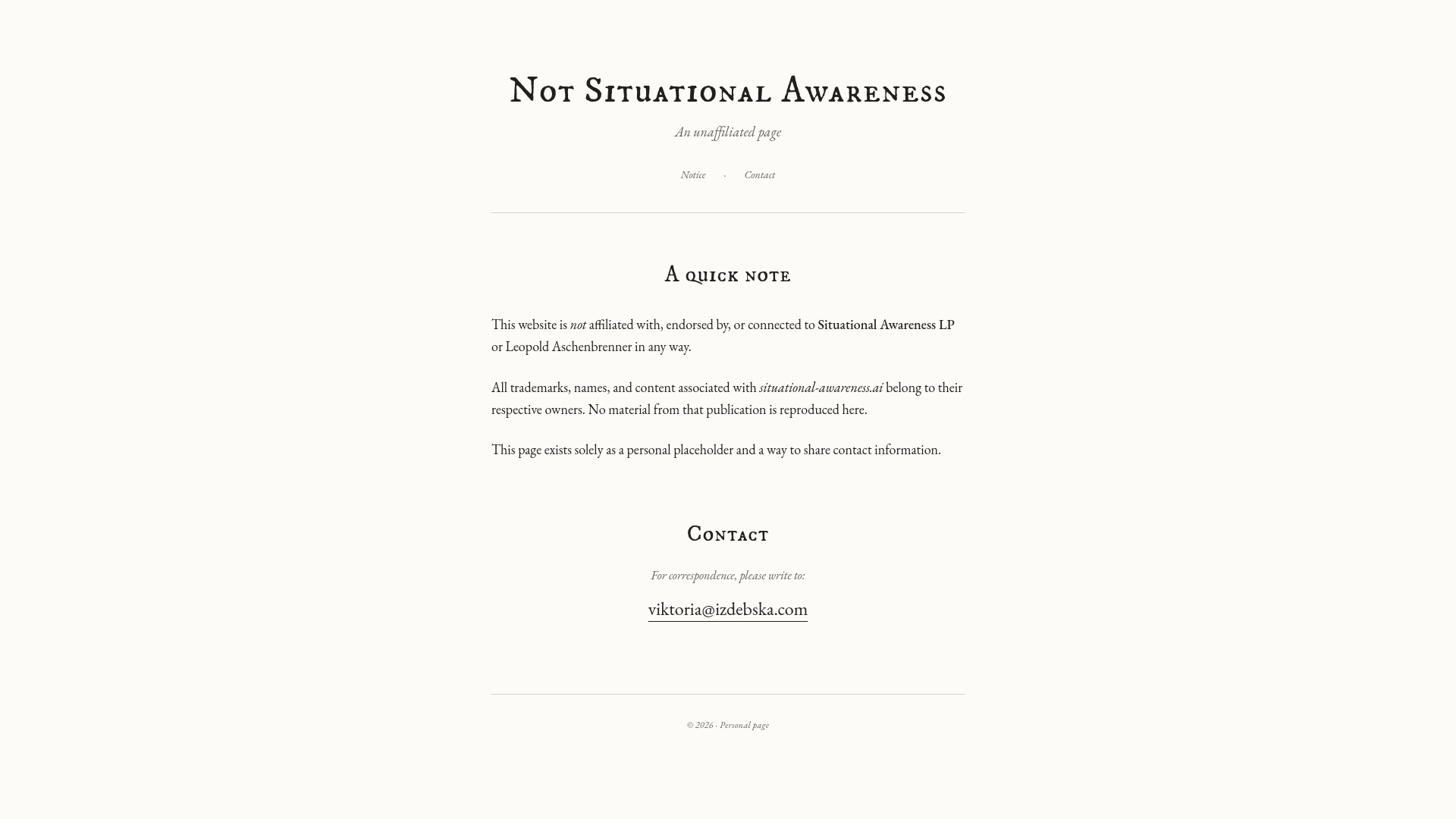 Situational Awareness logo