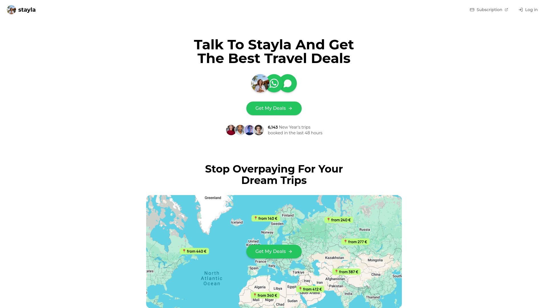 Stayla - Personalized Travel Deals