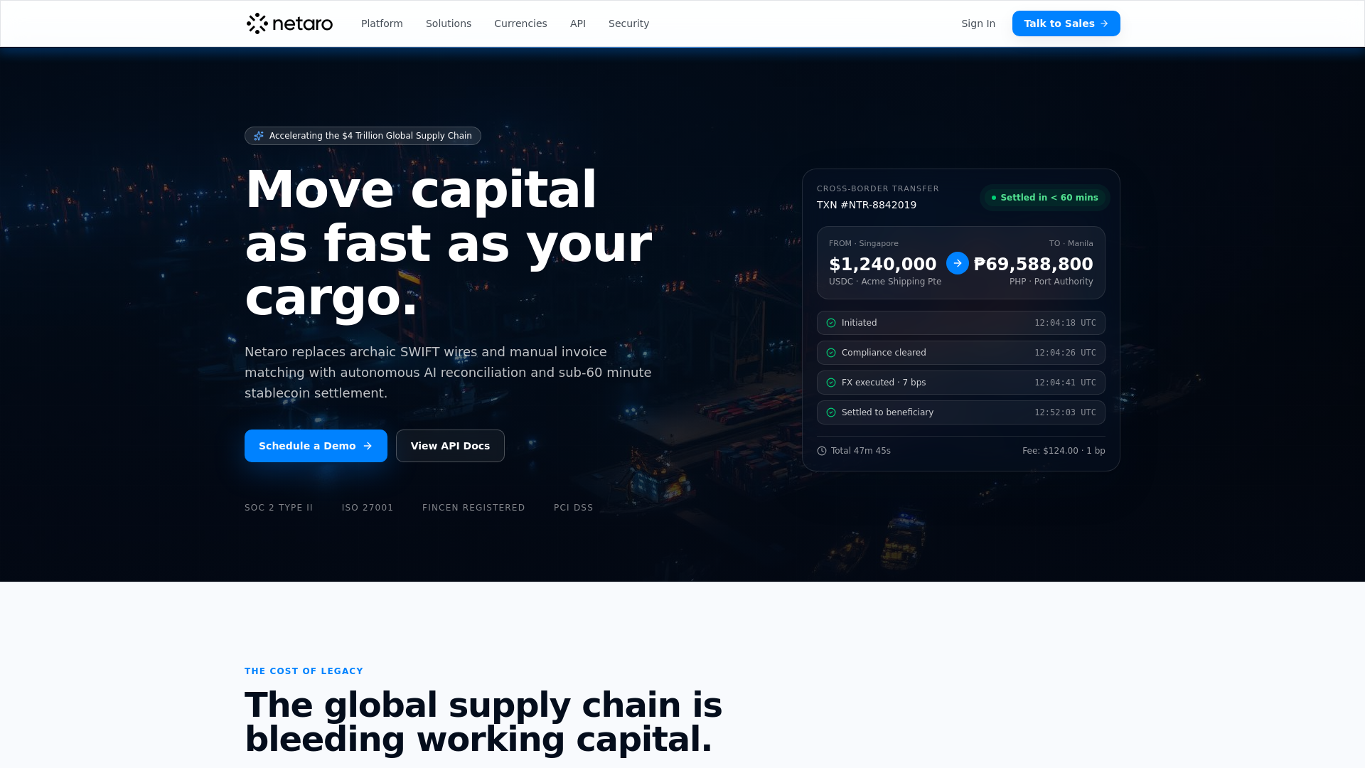 Netaroo Netaro — Audit-Ready Global Settlement Infrastructure