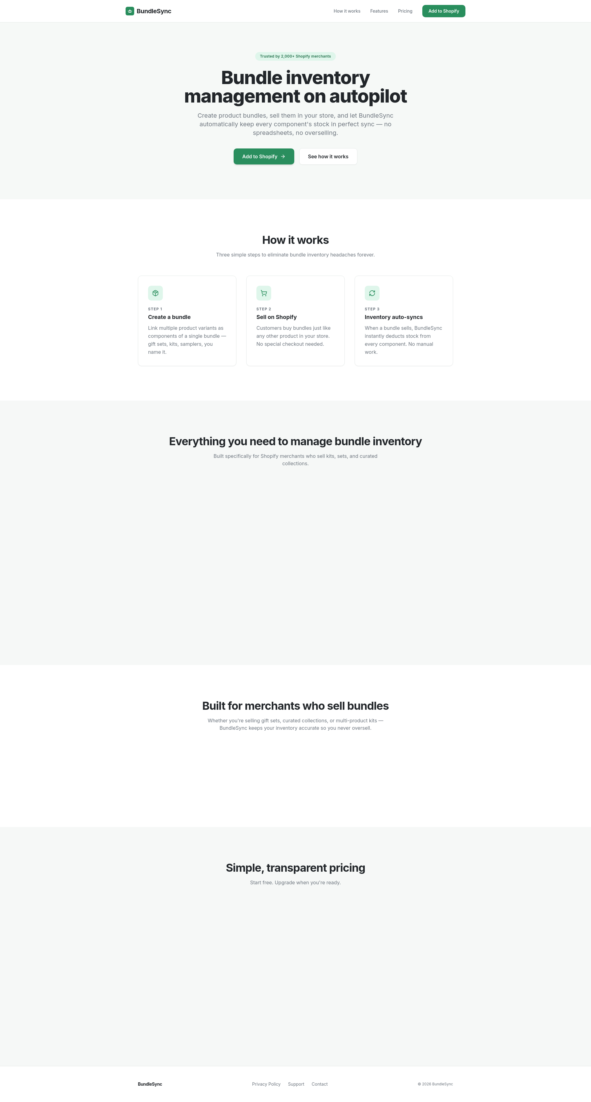 BundleSync — Automatic Bundle Inventory Sync for Shopify