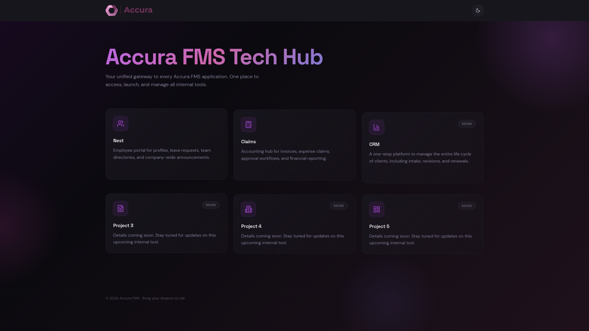 Accura FMS Tech Hub