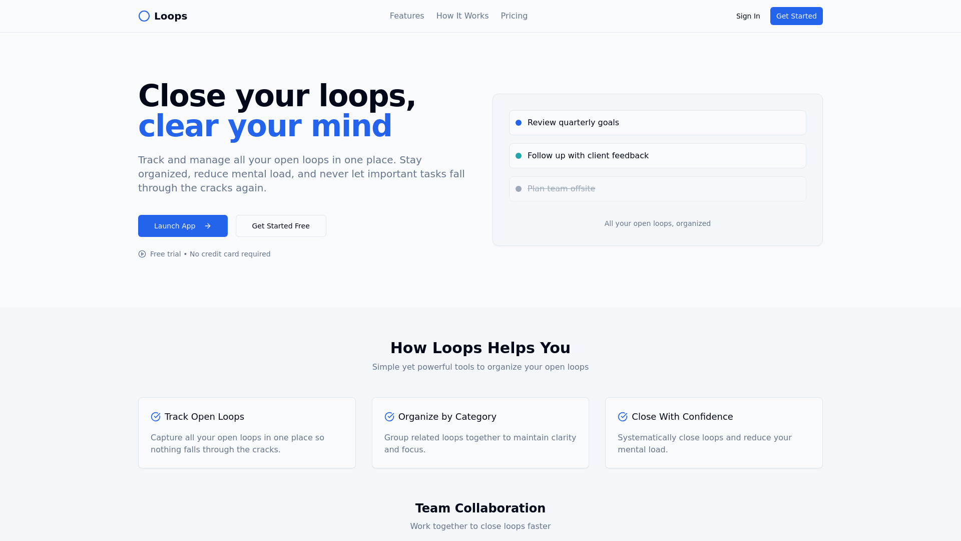 Close The Loop