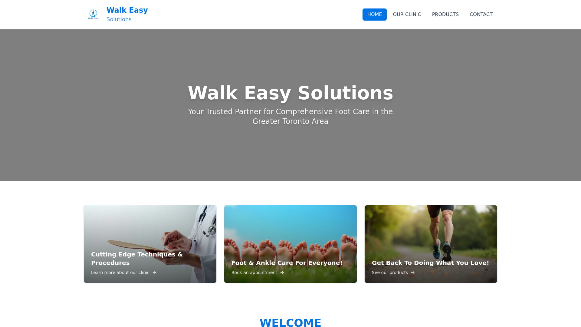 Walk Easy Solutions - Foot Care Clinic in Greater Toronto Area