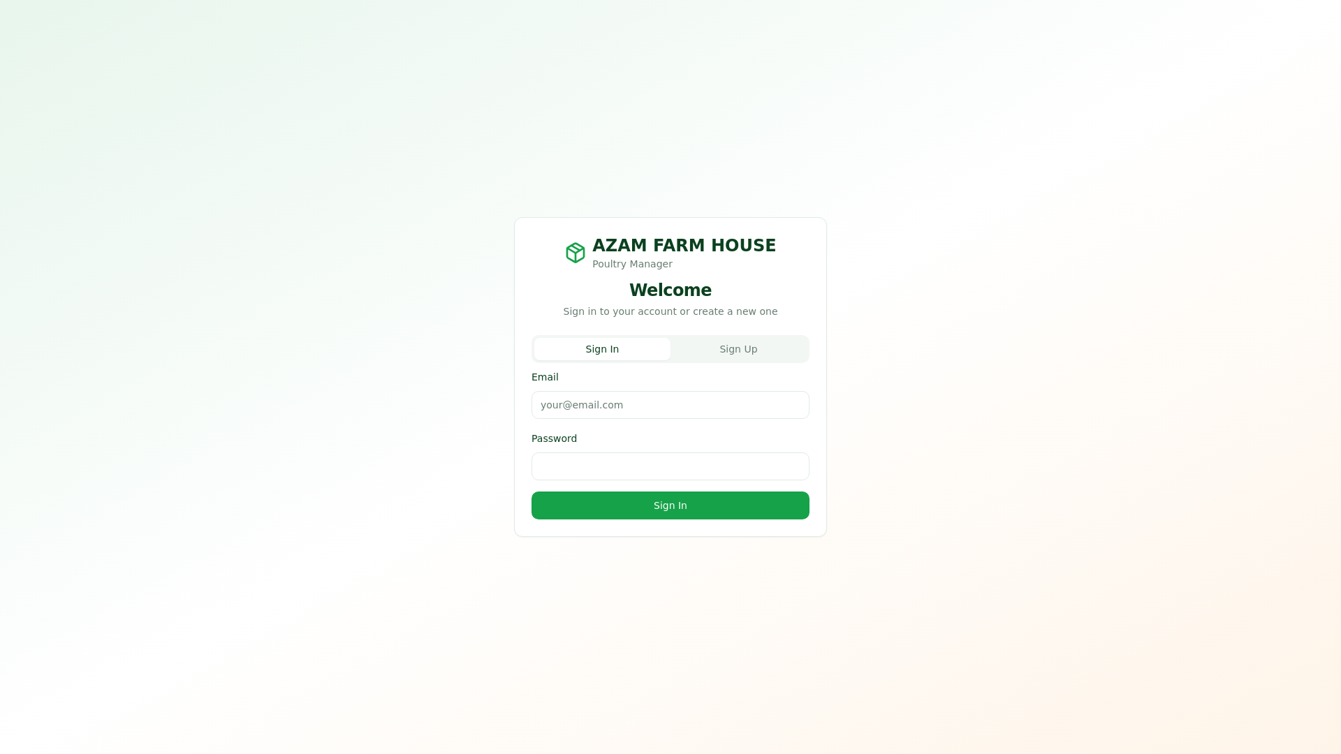 Azam Farm AZAM FARM HOUSE Poultry Manager - Complete Poultry Business Management