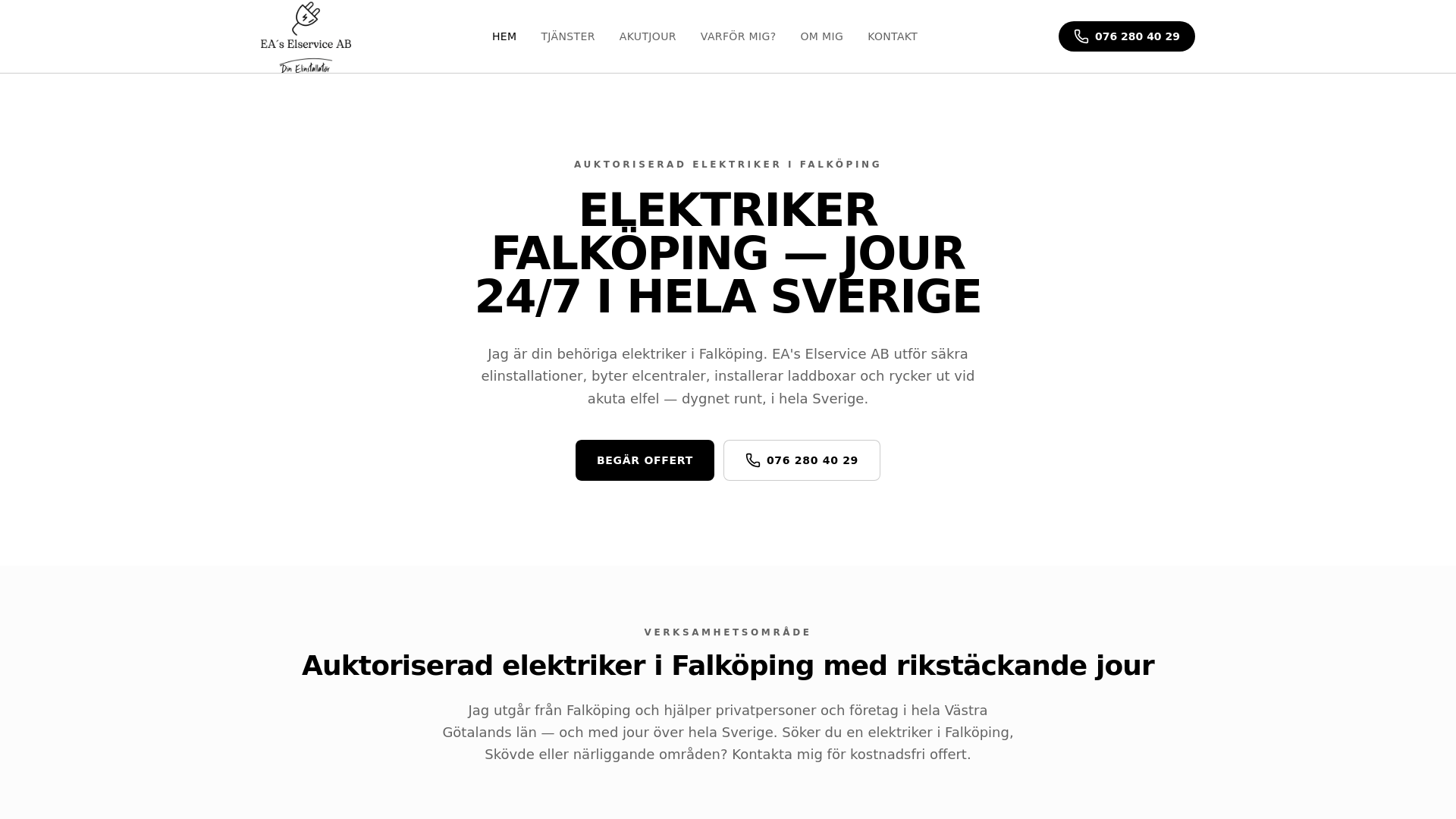 Hallbergs Elservice logotyp