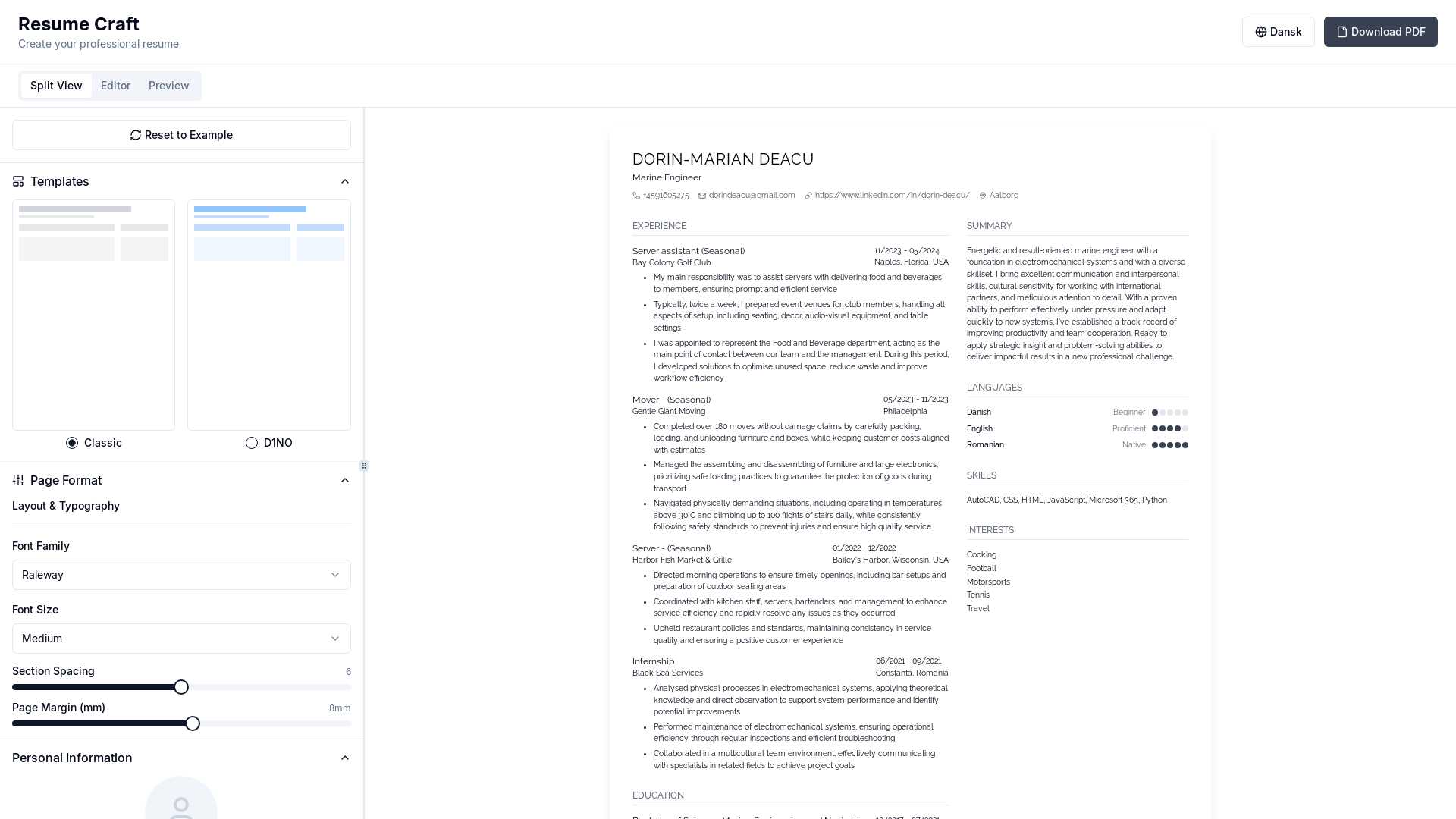 Smart Ai-powered Resume Builder Solution