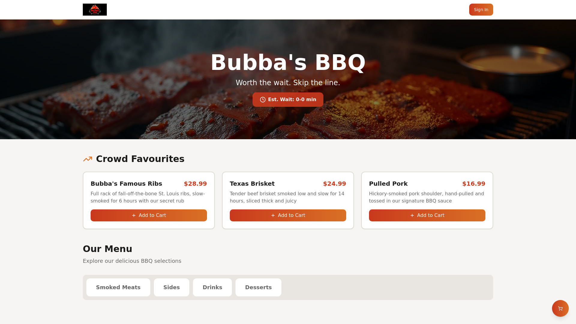 Bubbas BBQ
