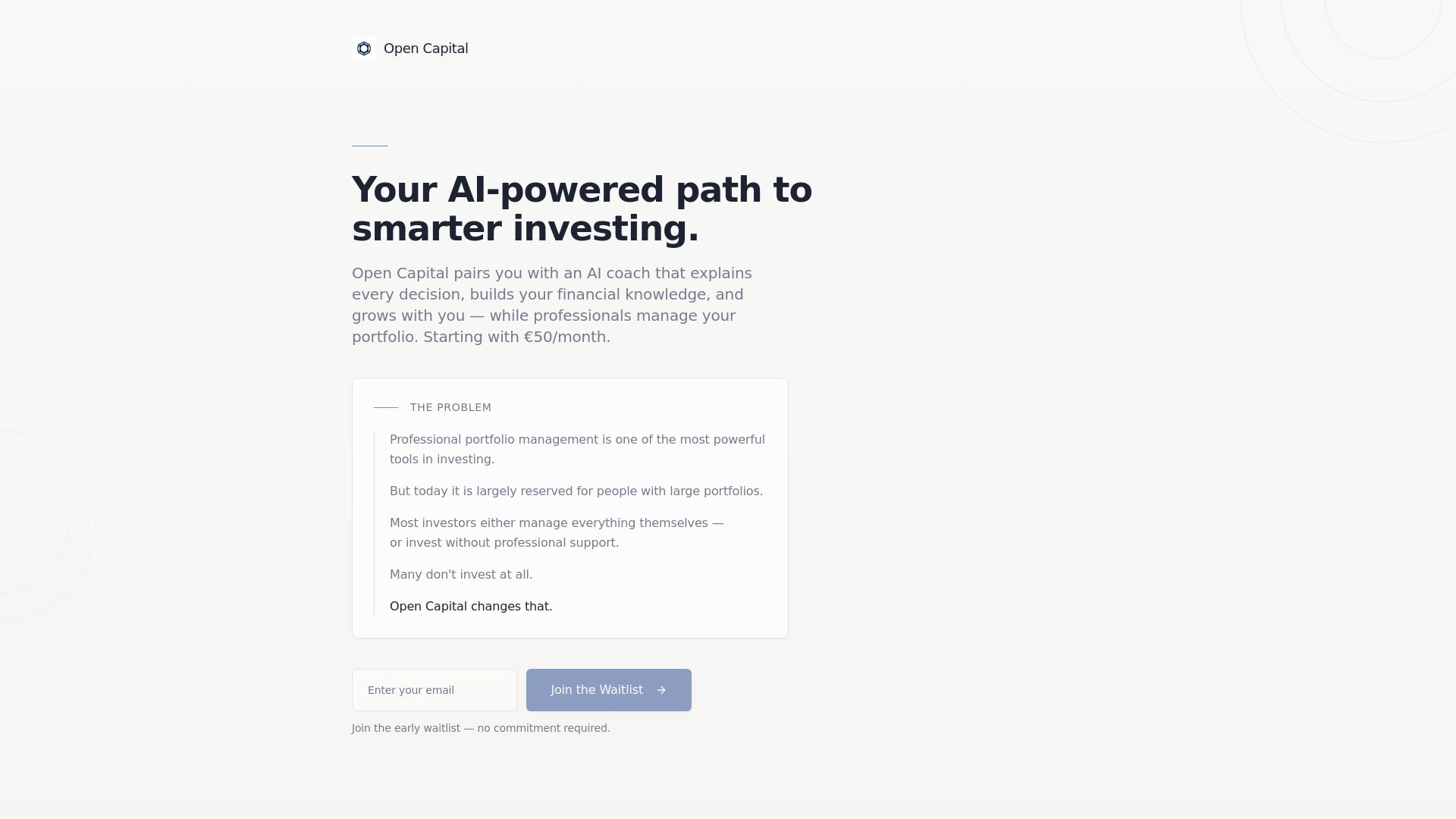 Show HN: Open Capital – 基于人工智能的投资教育
