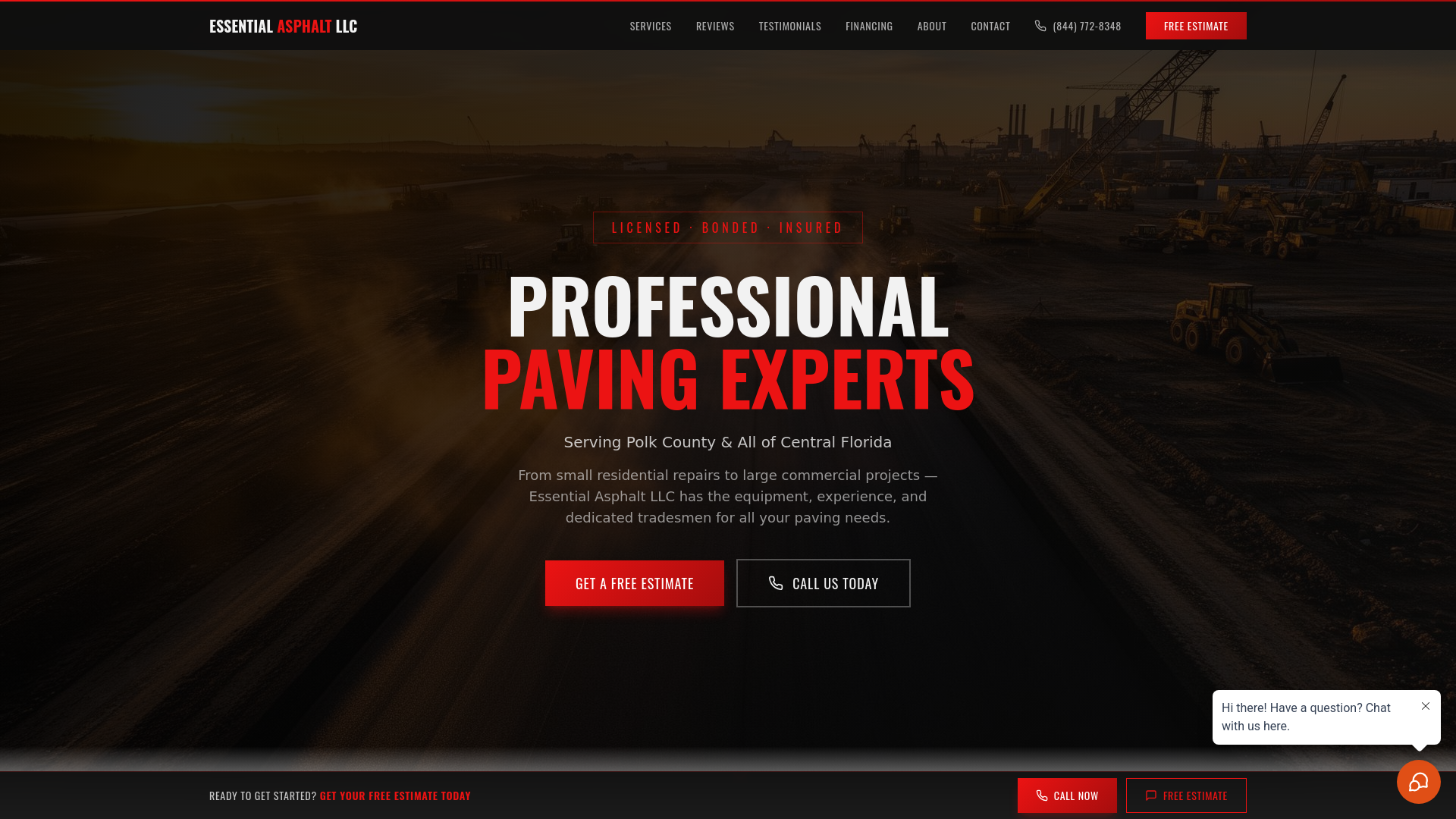 Essential Asphalt & Sealcoating logo