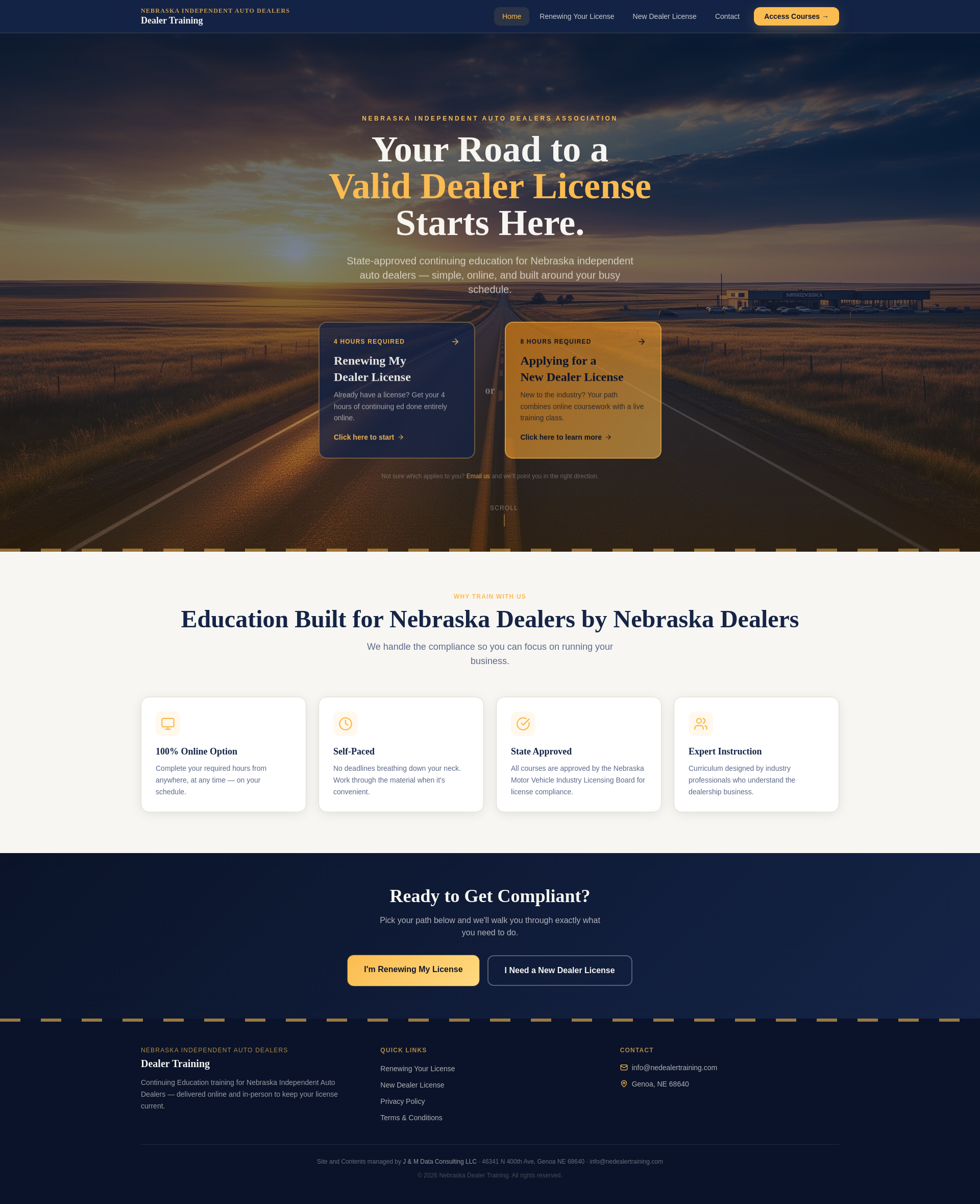 nedealertraining.com