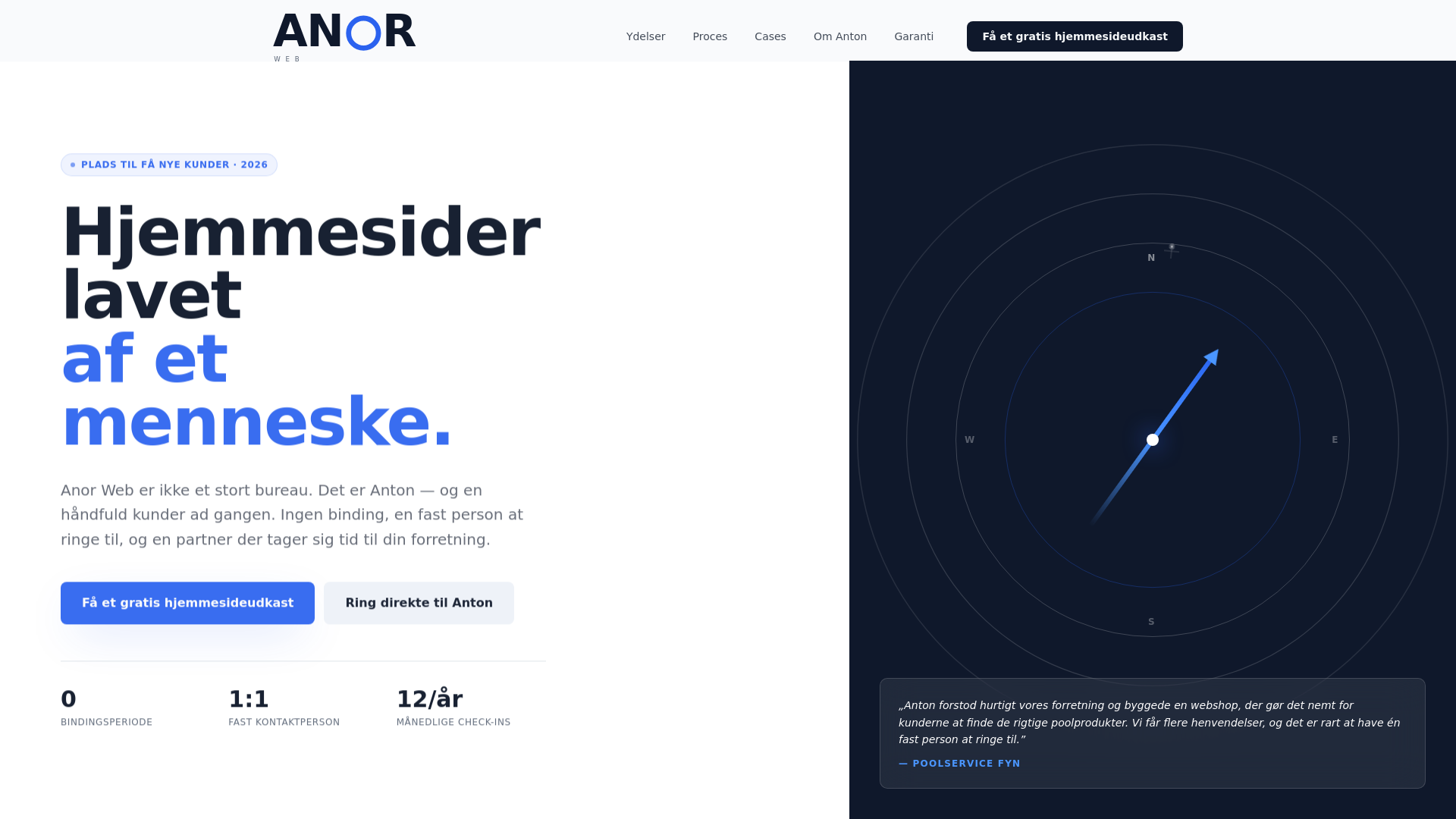 Anor Web logo