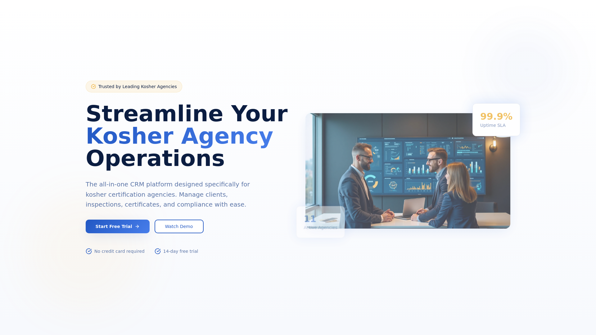 Kosher Consult - Streamline Your Kosher Agency Operations