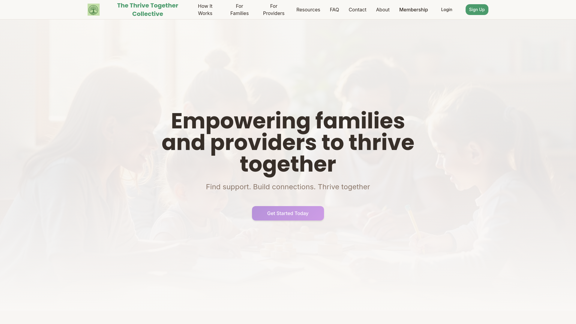 Thrive Together Collective - Connecting Families & Providers