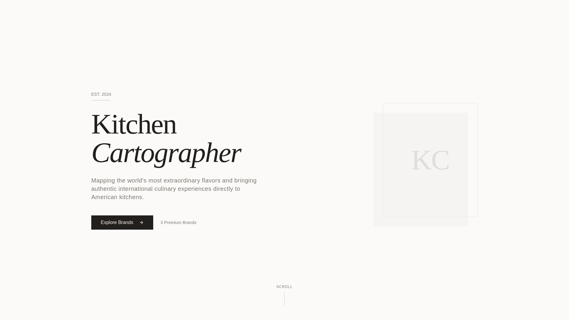 Kitchen Cartographer - Mapping Extraordinary Flavors