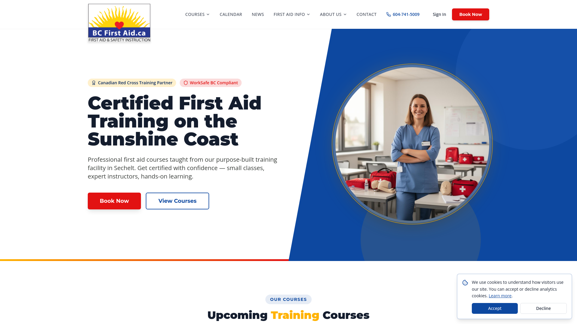 BC First Aid — First Aid Training on the Sunshine Coast