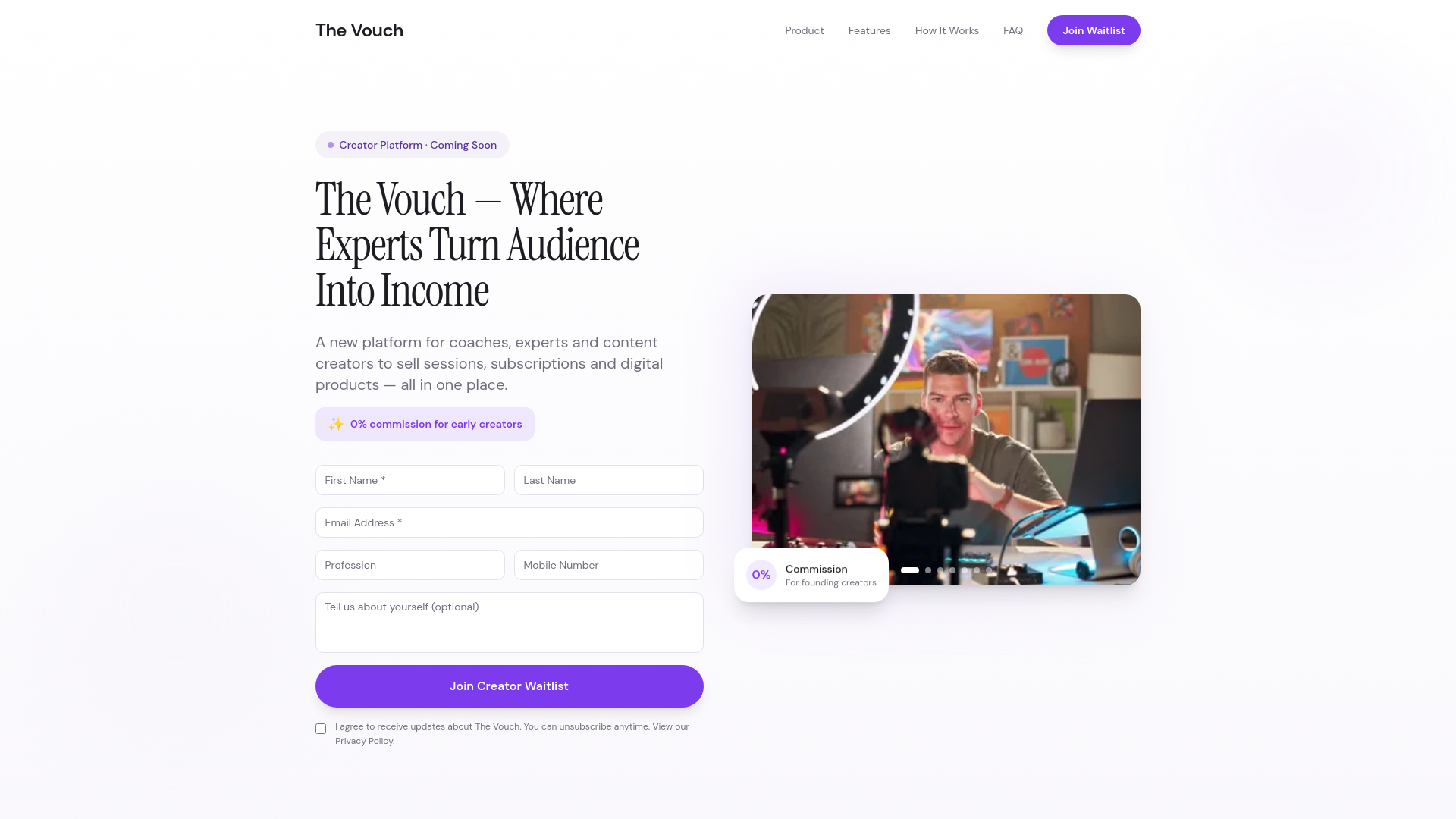Vouch Design Background The Vouch