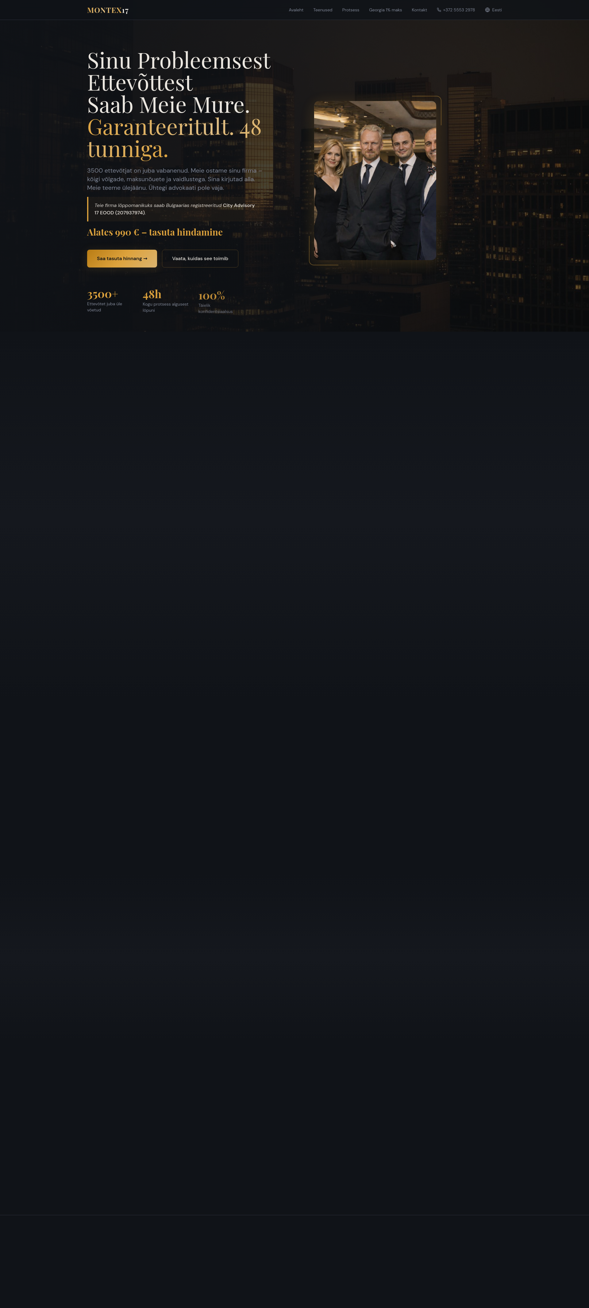 Montex17 – Firmade likvideerimine