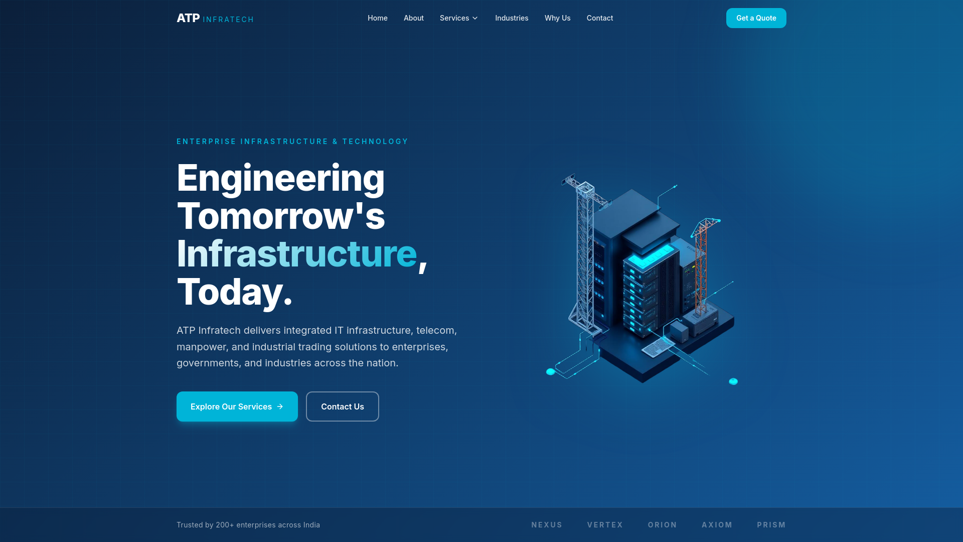 ATP Infratech | IT Infrastructure, Telecom, Manpower & Industrial Solutions