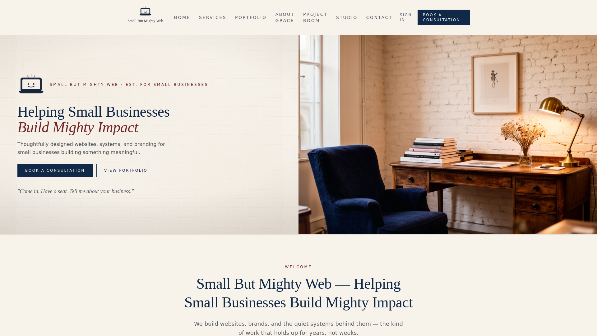Small But Mighty Web — Design & Systems for Small Business