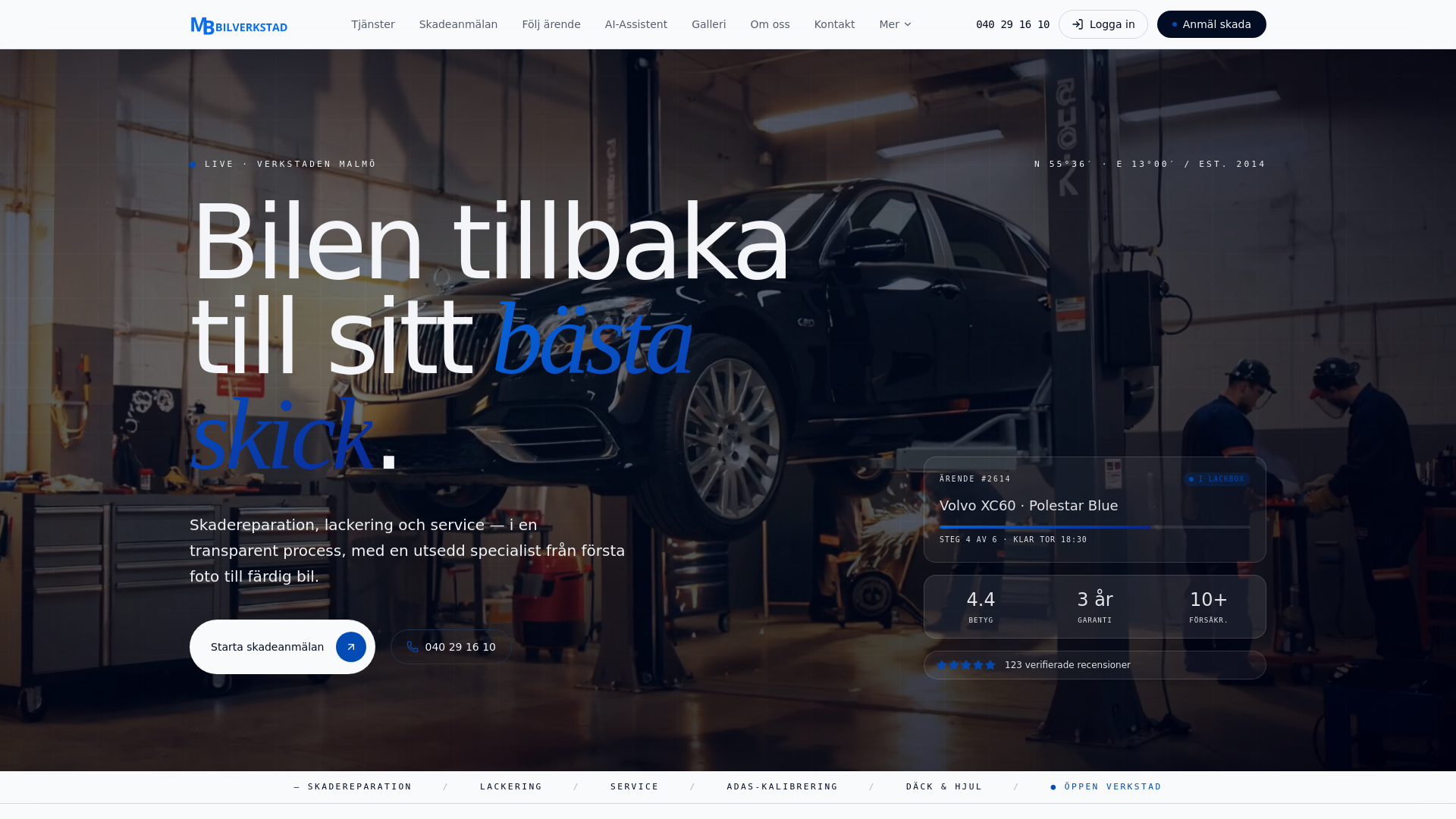 MB Bilverkstad Kommanditbolag logotyp