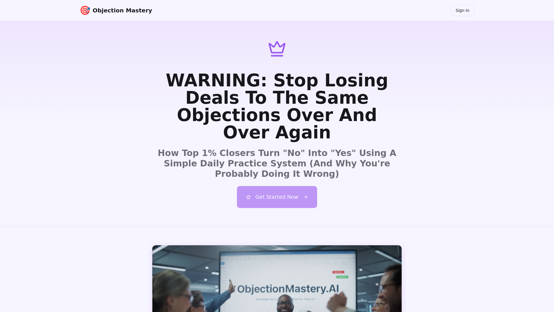 Objection Mastery - Master Sales Objections in 5 Minutes a Day