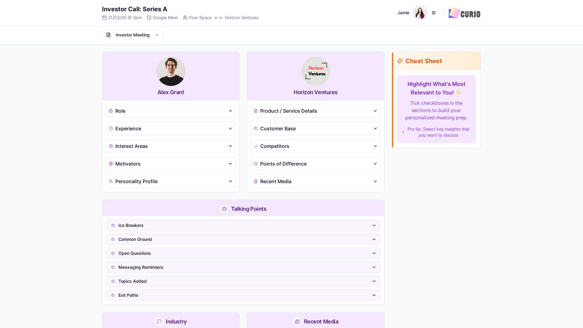 Intelligent Client Research & Preparation Platform