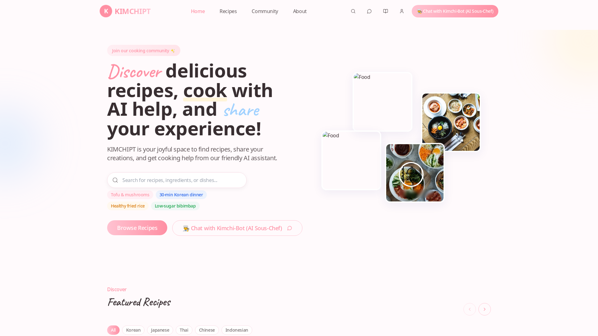 Modern Recipe & Meal Planning Platform