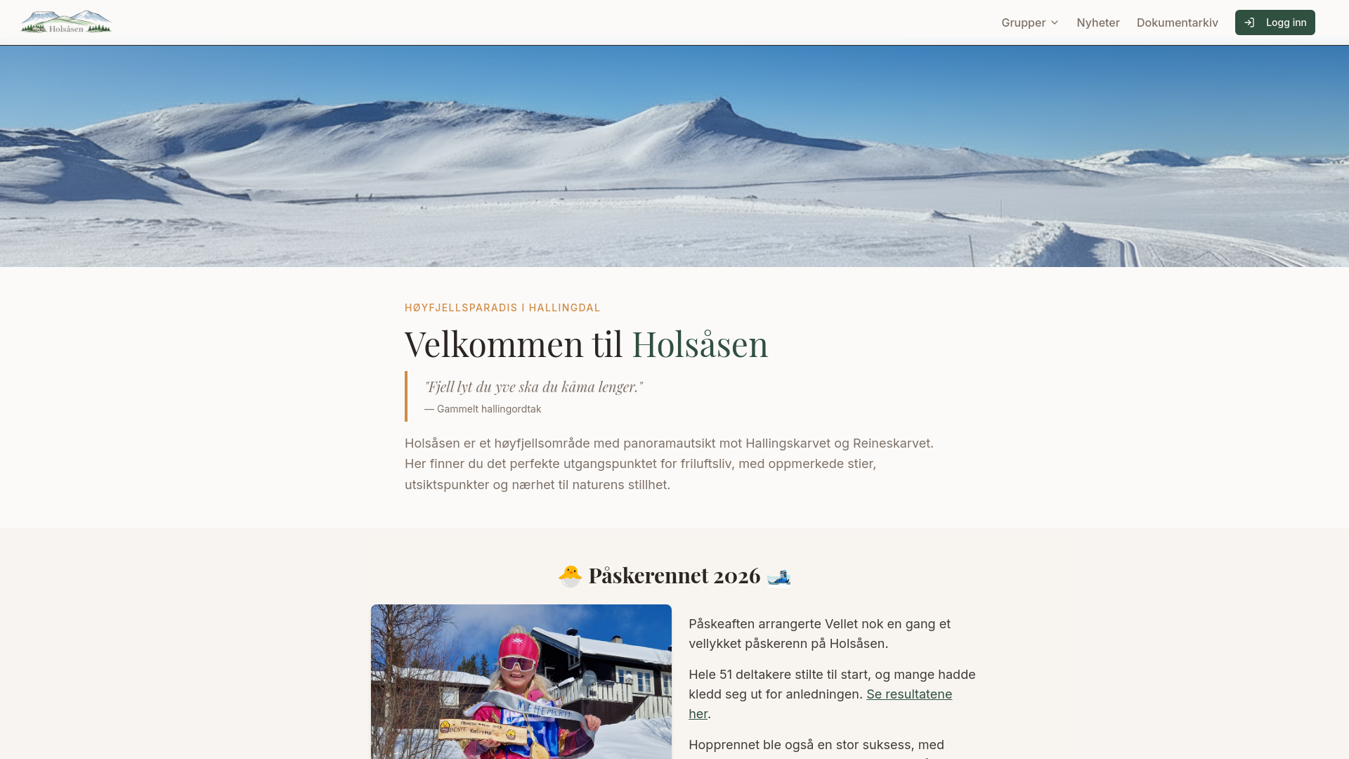 HOLSÅSEN STI OG LØYPENEMND