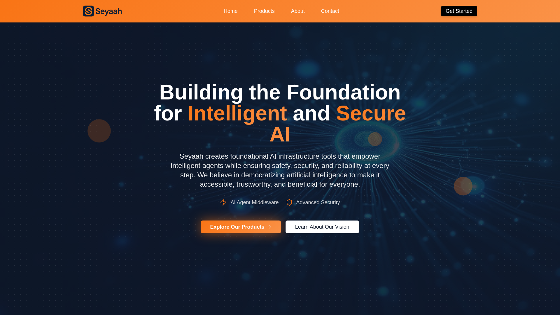 Seyaah - Building the Foundation for Intelligent and Secure AI