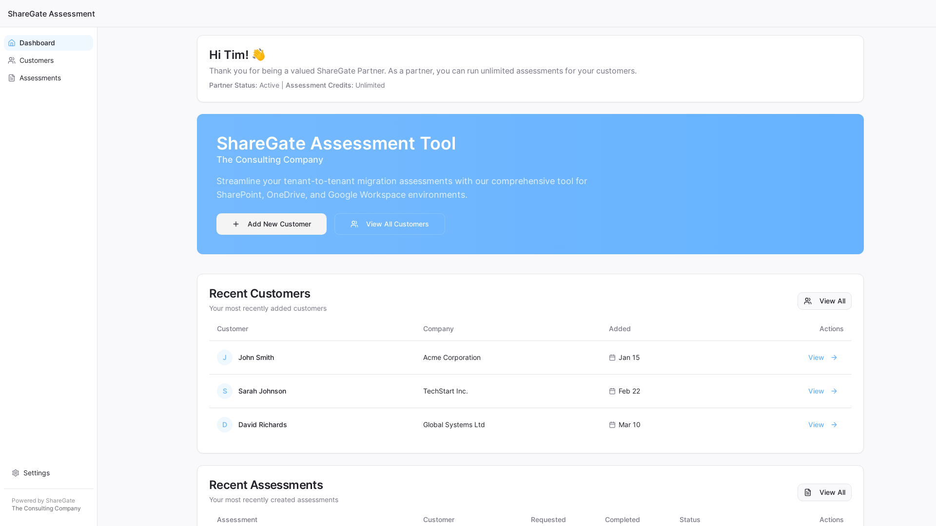 Intelligent Customer Migration Assessment Platform