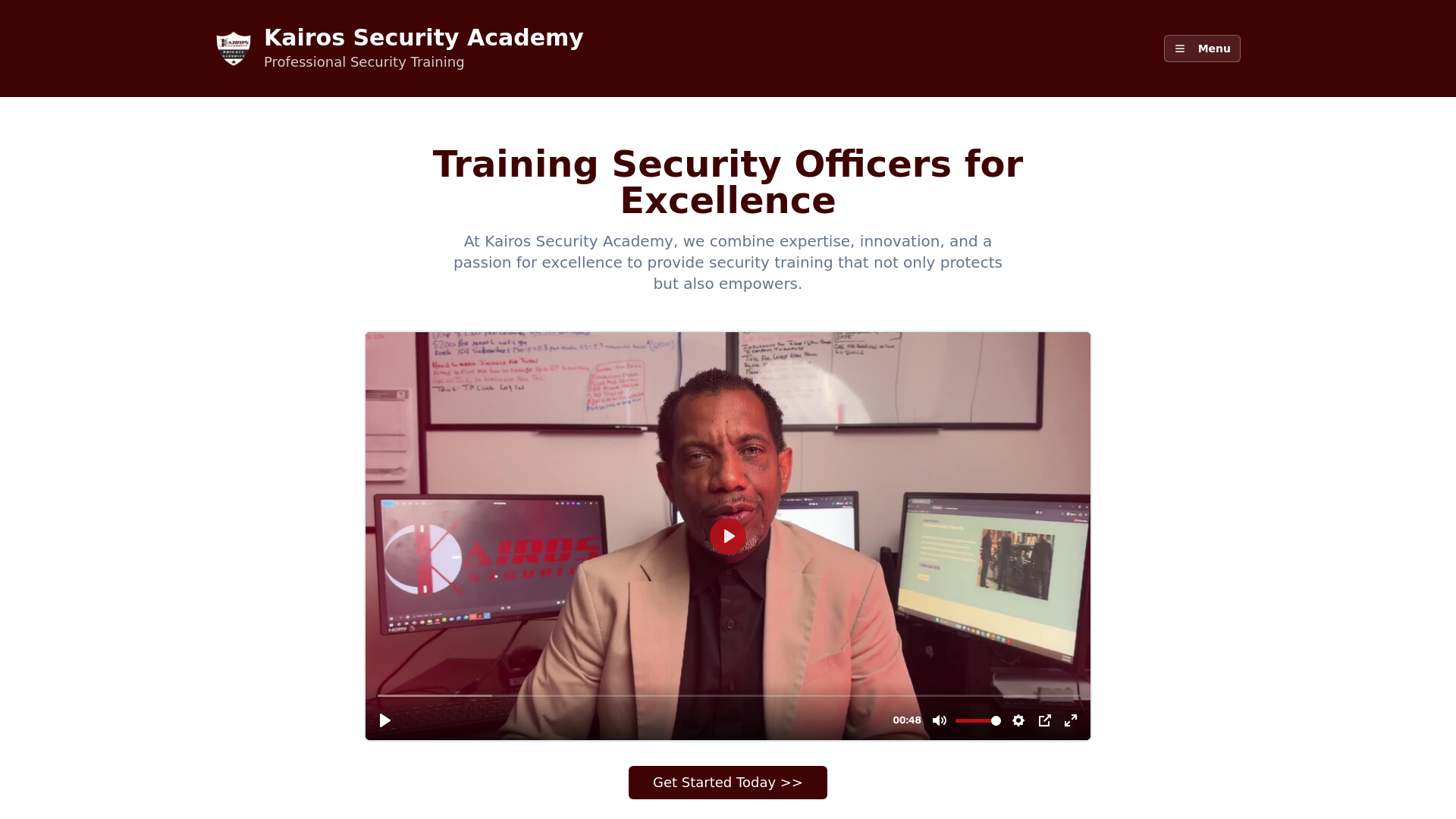 Kairos Security Academy - Professional Security Training Courses