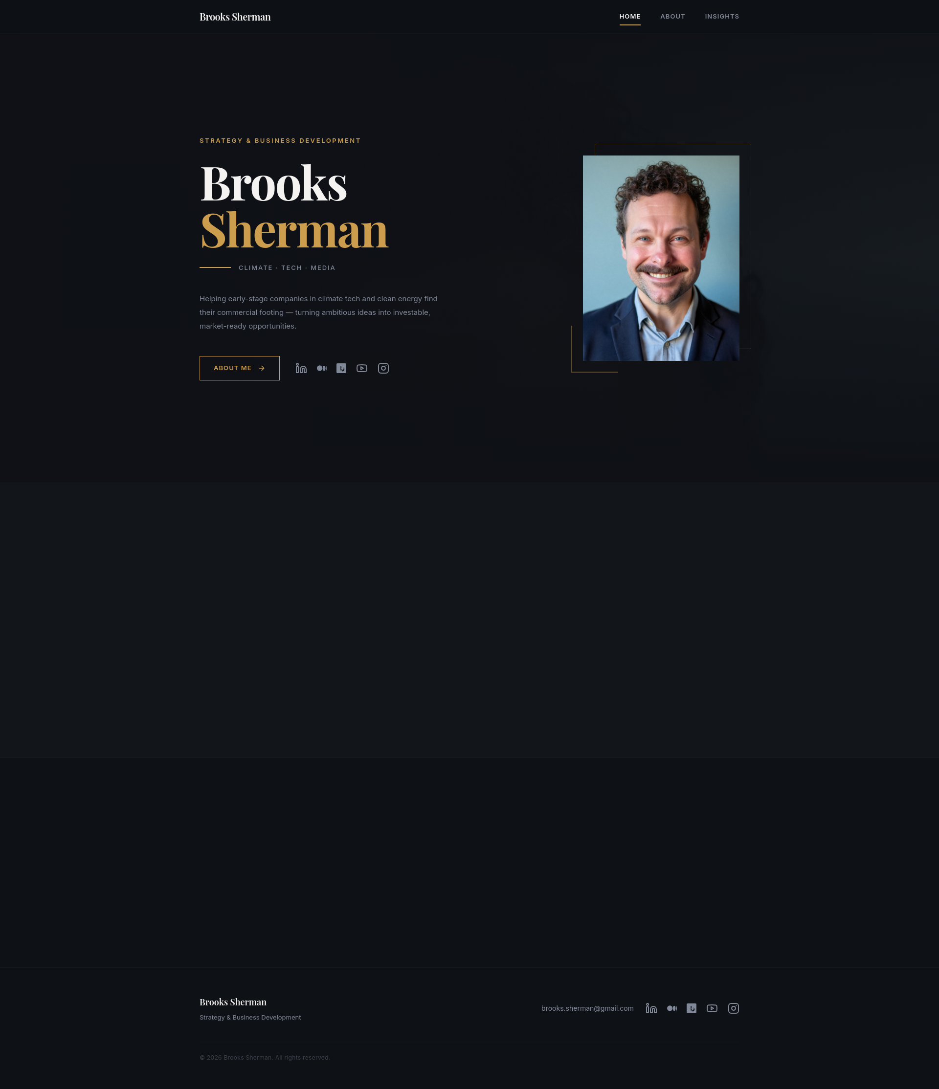 Brooks Sherman | Strategy & Business Development