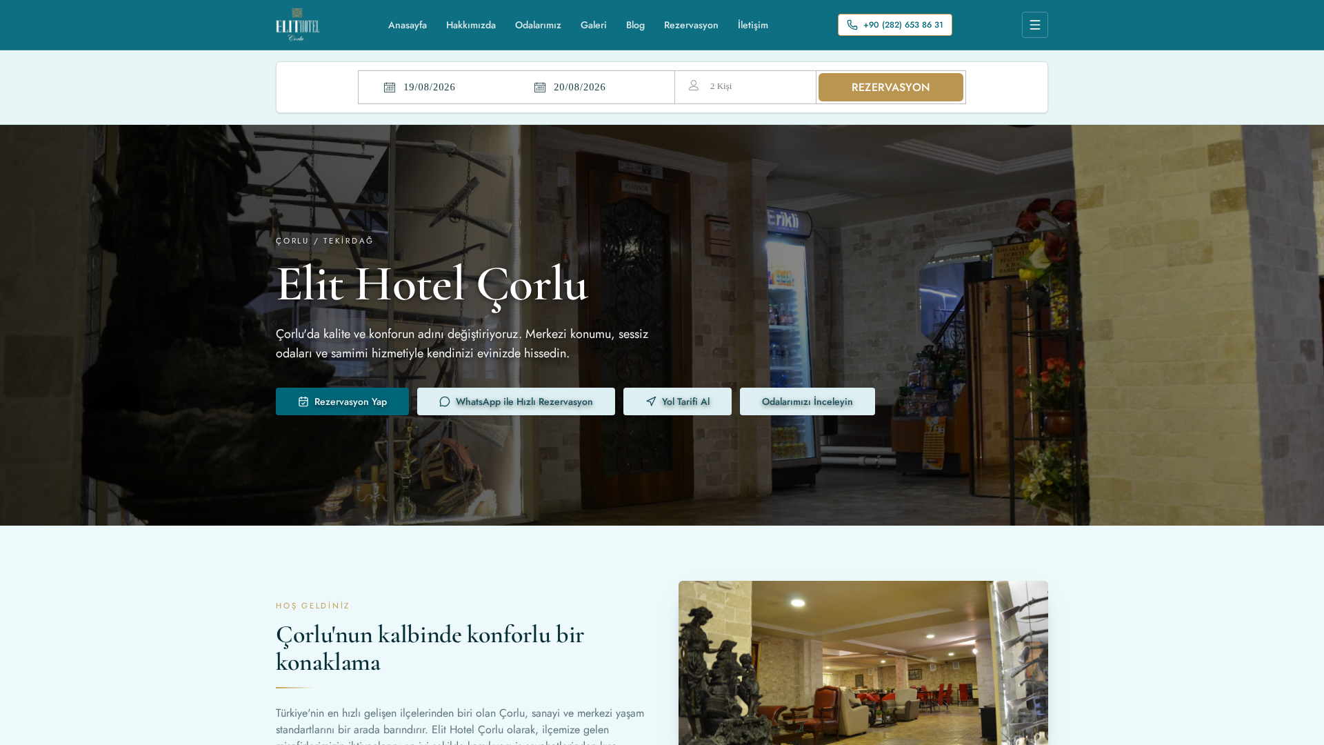 Elit Hotel Çorlu