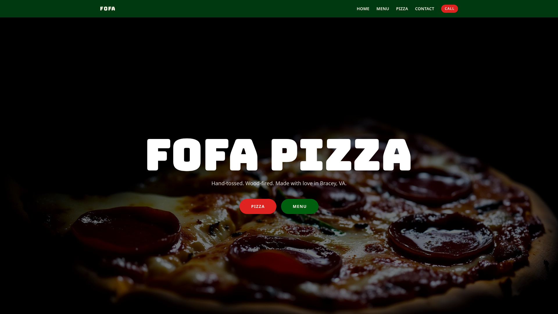 FOFA Pizza cover
