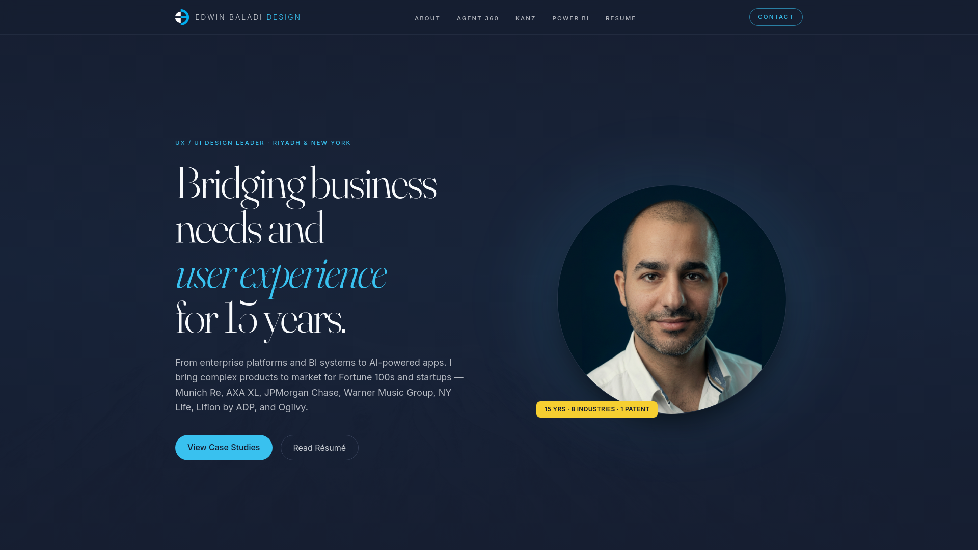 Edwin Baladi - UX/UI Design Leader
