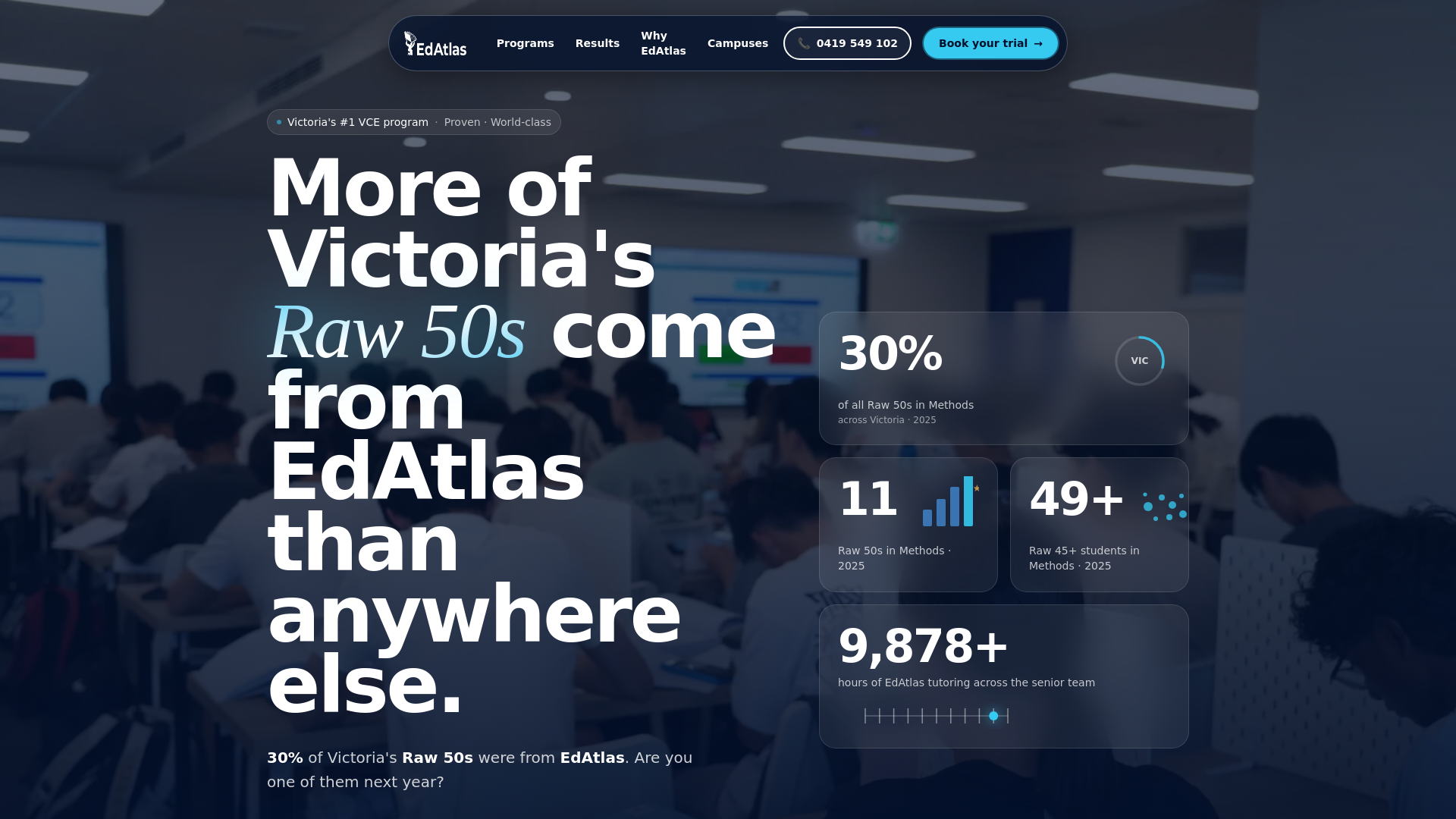 EdAtlas — Victoria's #1 VCE Tutoring Program | Melbourne