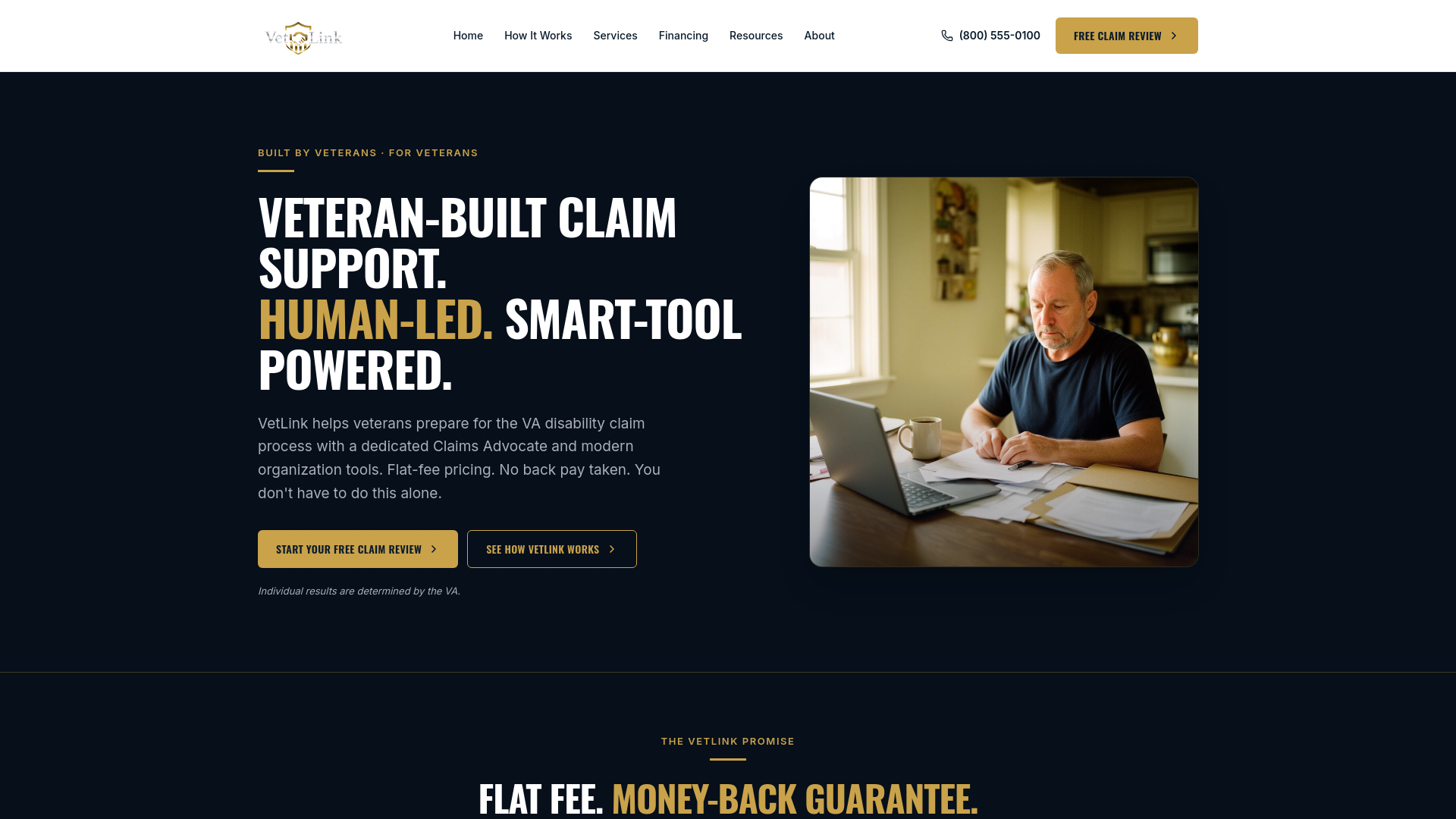 Vetlink VetLink — Veteran-Built VA Claim Support